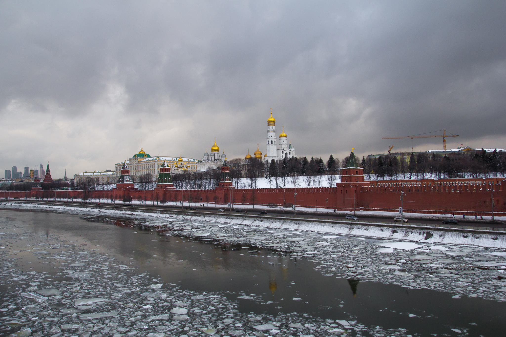 Обои Россия город лед на рабочий стол