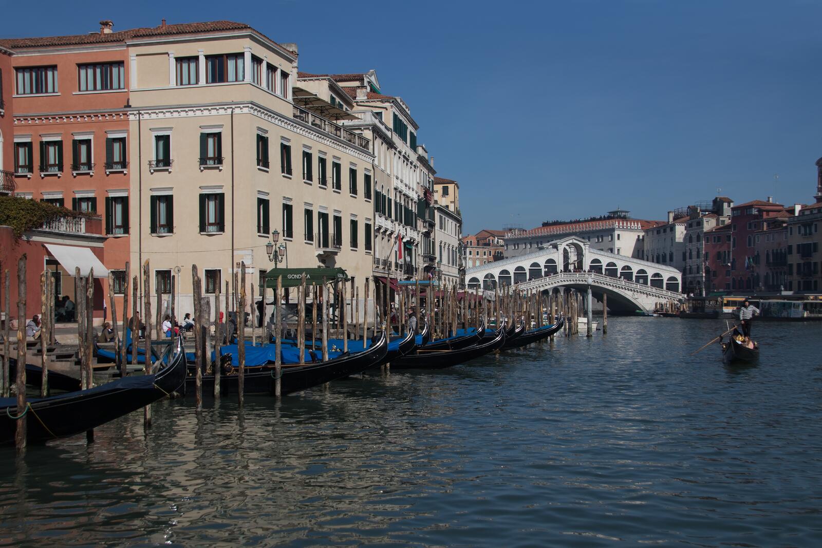 Обои Венеции водный транспорт канал на рабочий стол