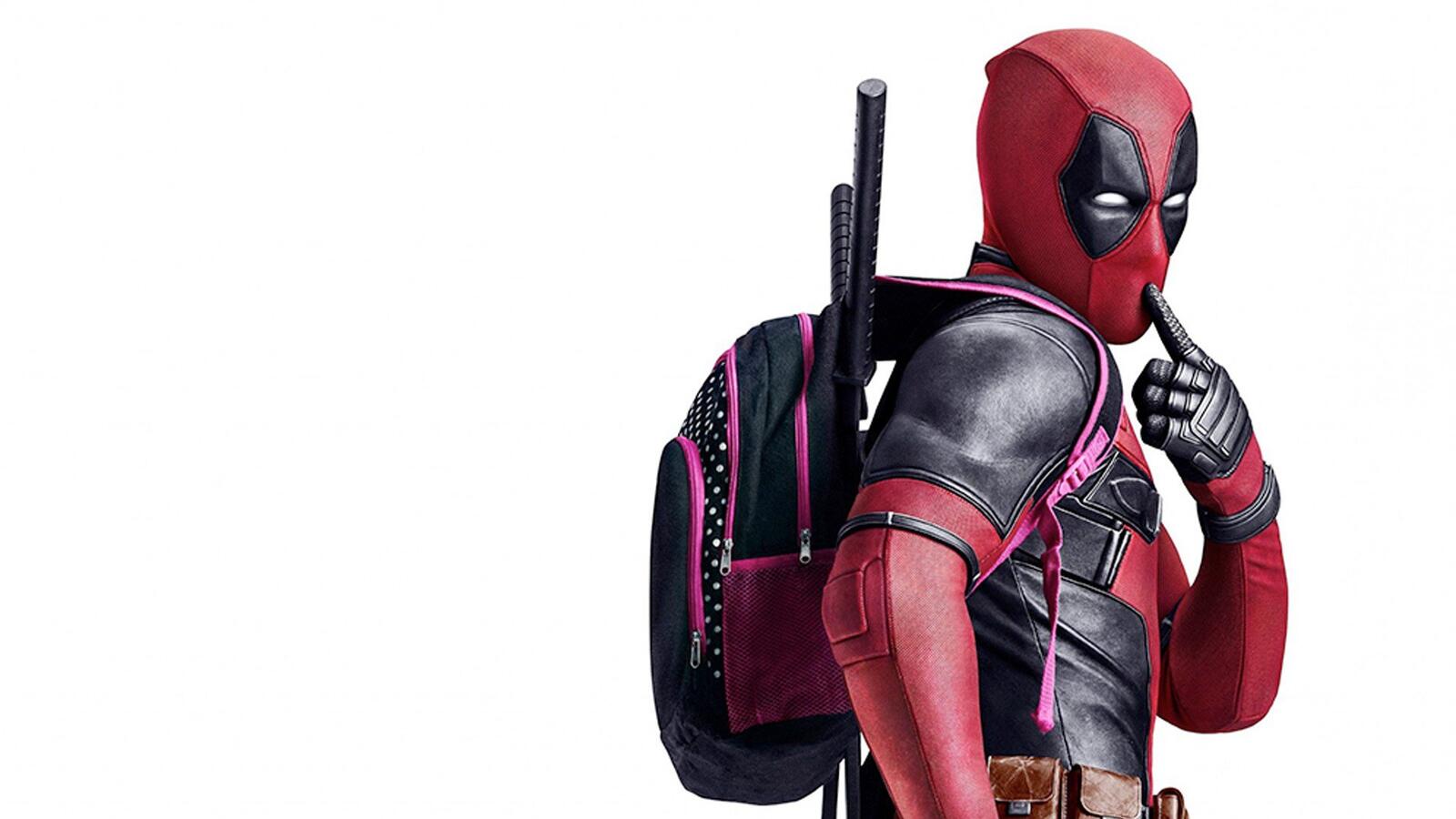 Wallpapers Deadpool movies mask on the desktop