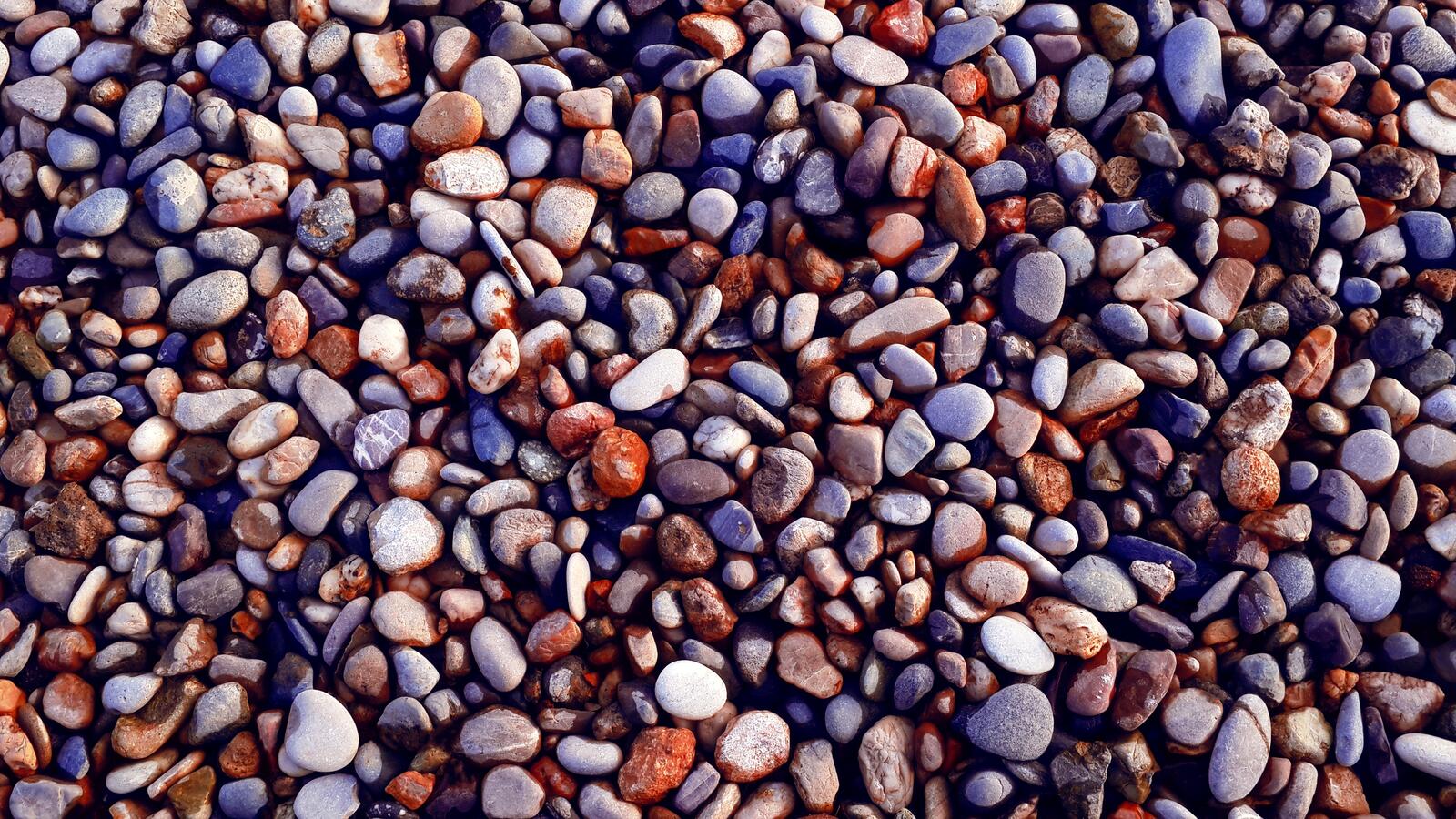 Wallpapers gravel stones texture on the desktop