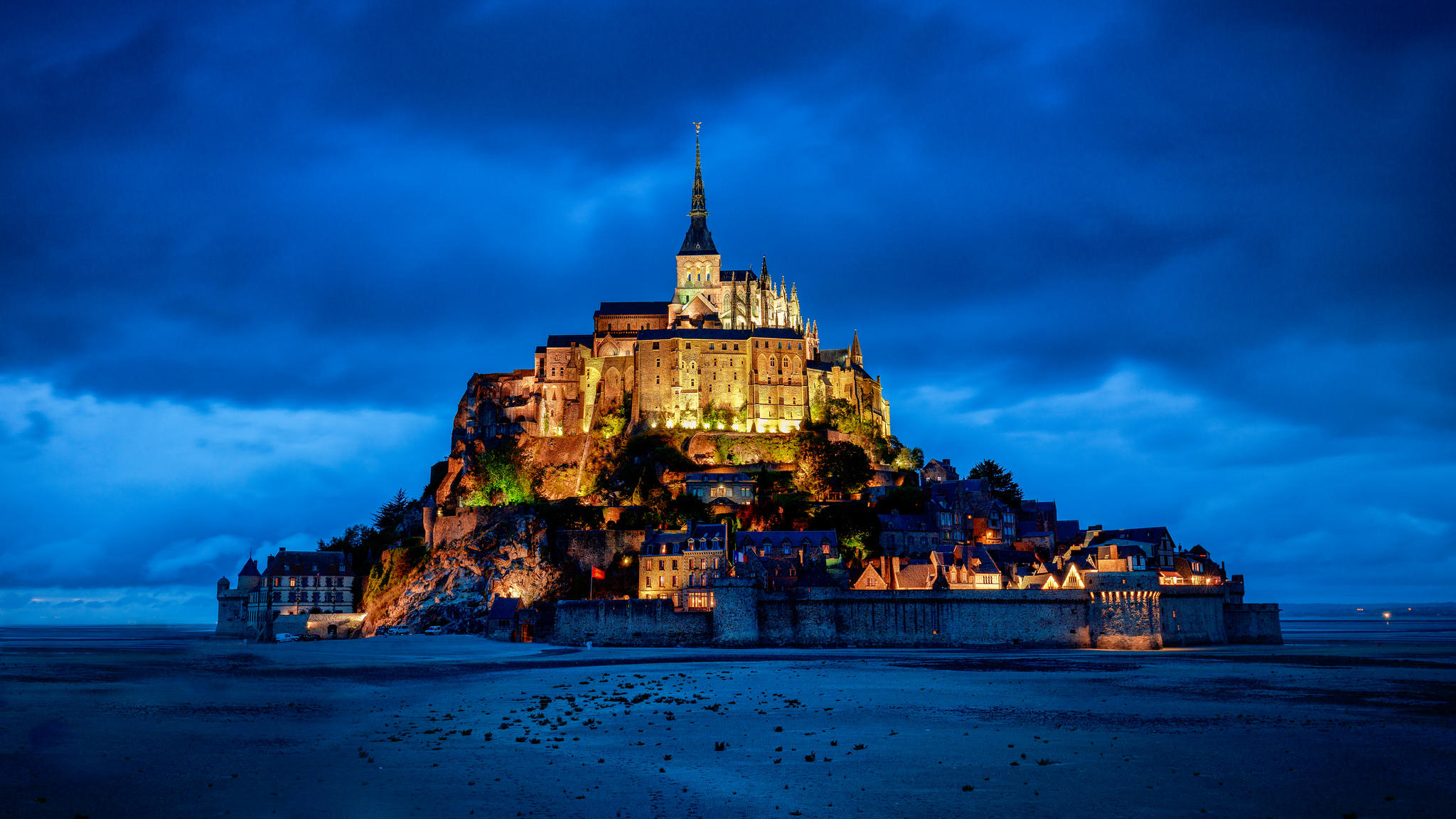 Фото бесплатно Mont St Michel, Мон-Сен-Мишель, Нижняя Нормандия