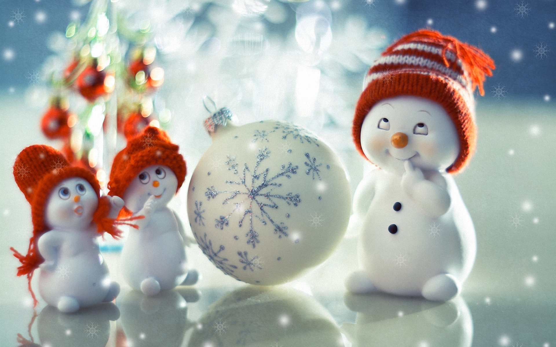Wallpapers snowman toys christmas toy on the desktop