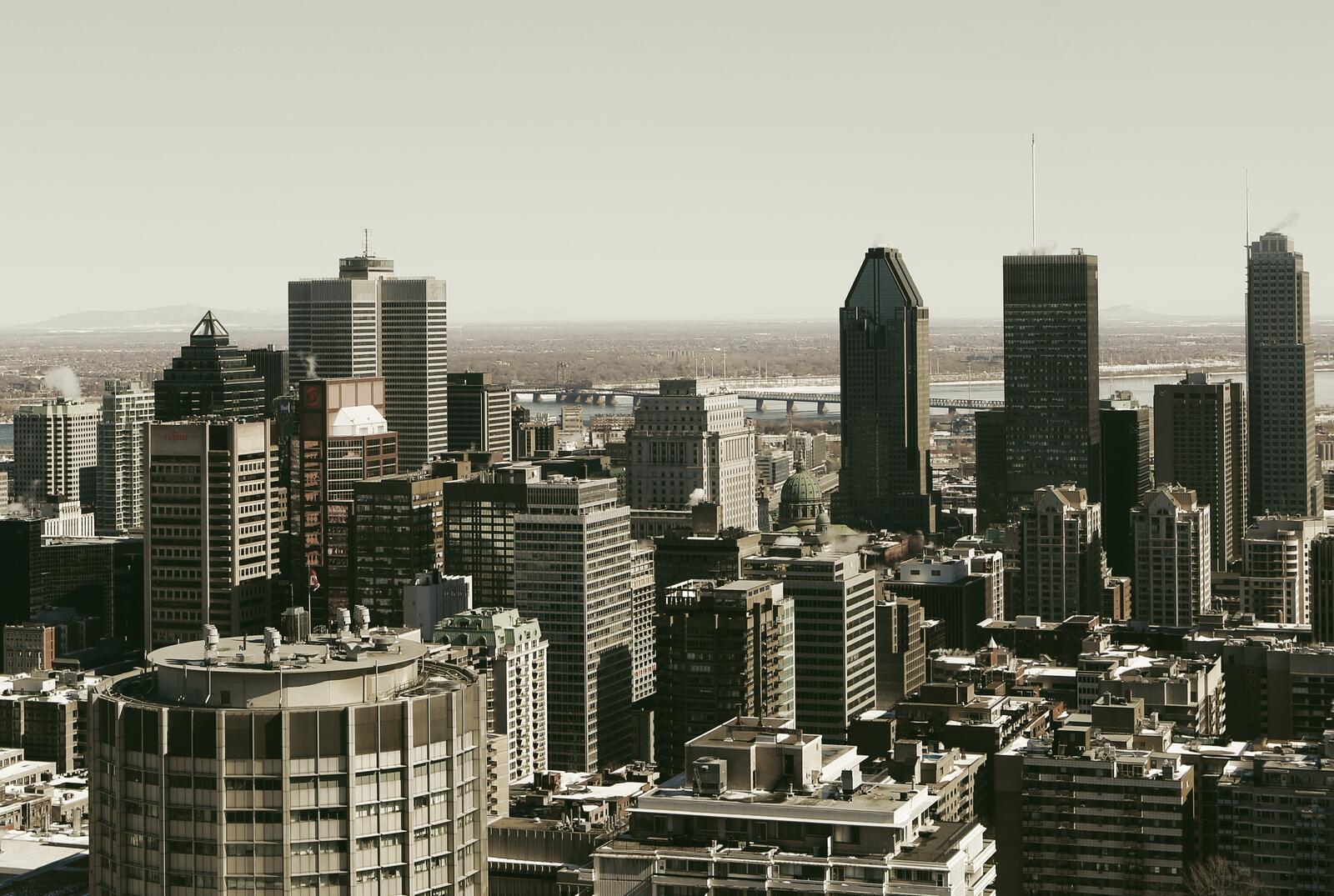 Обои Канада Монреаль здания на рабочий стол
