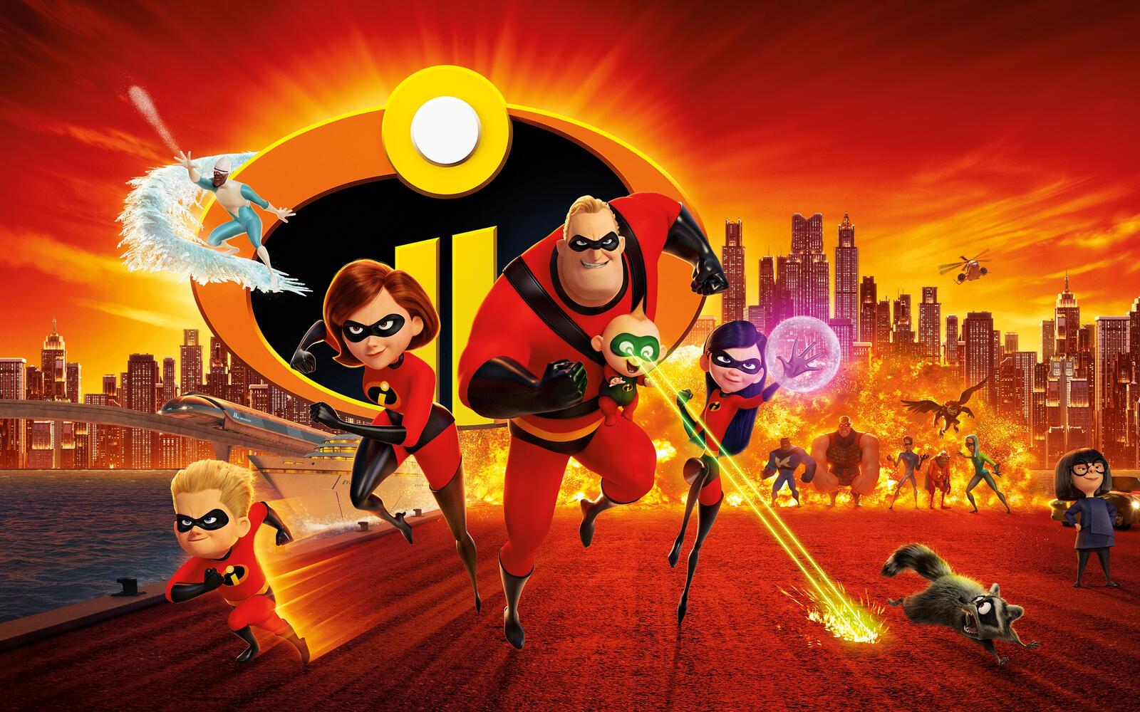 Wallpapers animation incredibles 2 cartoons on the desktop