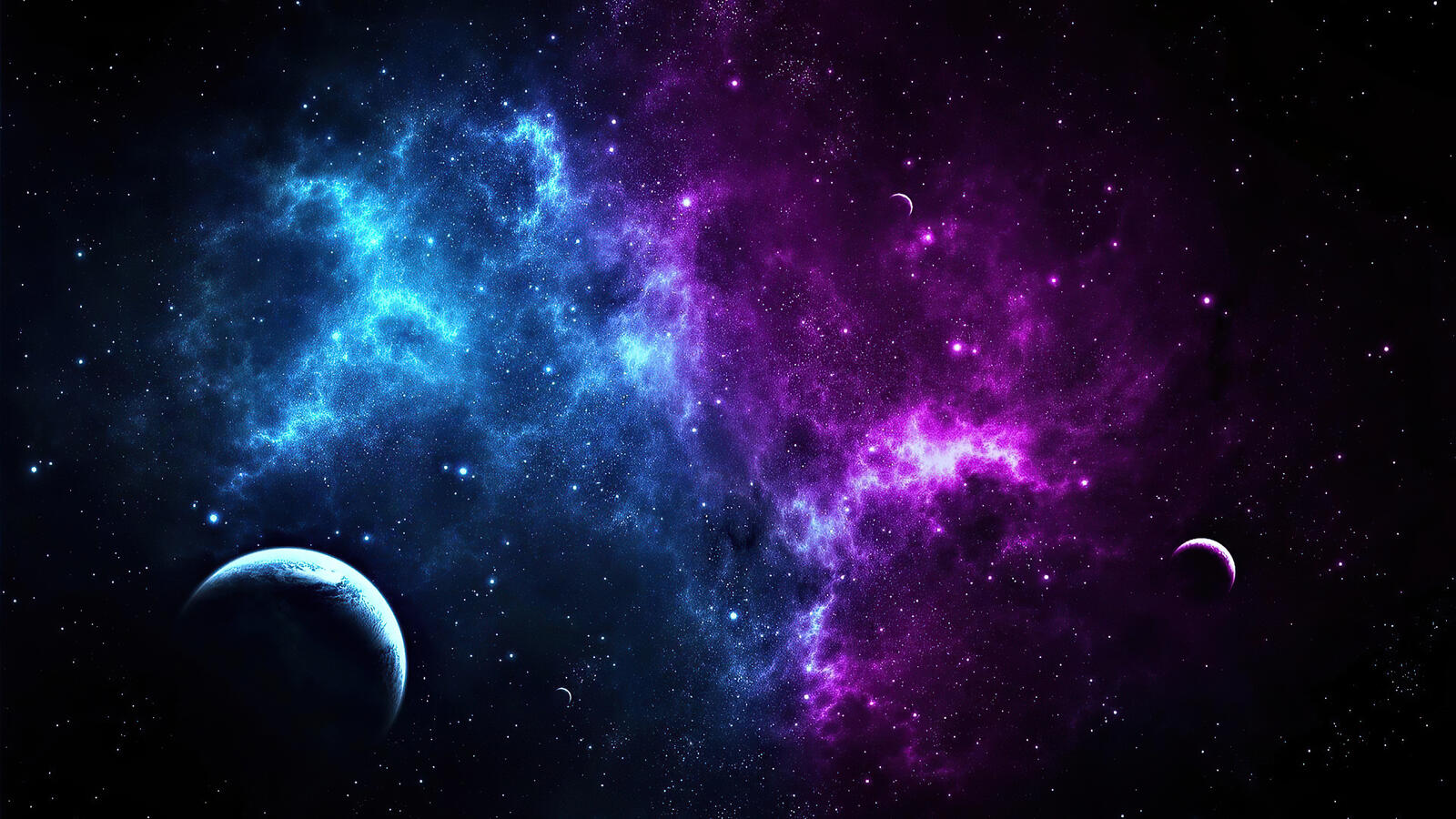 Wallpapers planets space Digital Universe on the desktop