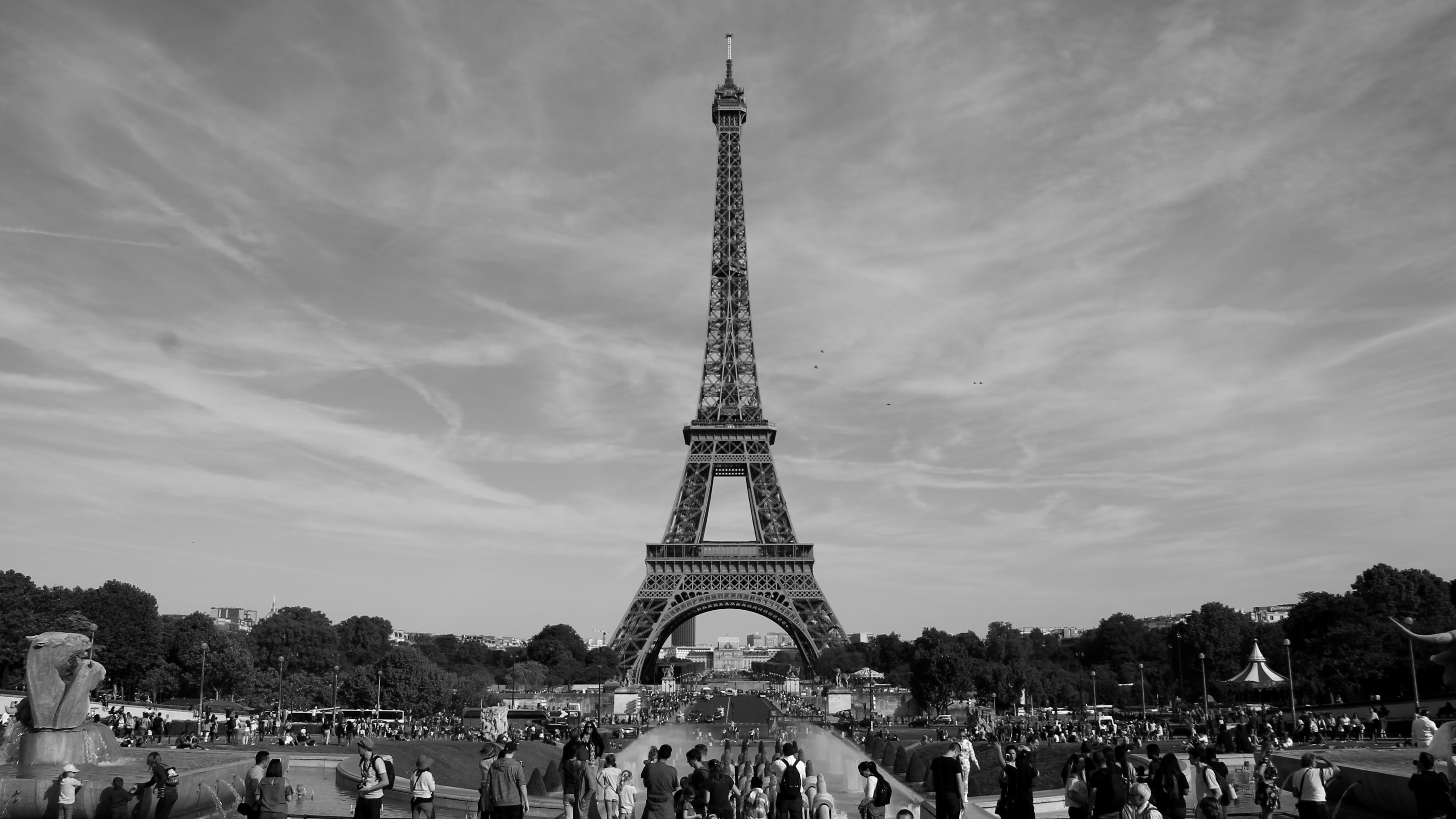 Обои обои франция Эйфелева Башня Париж на рабочий стол