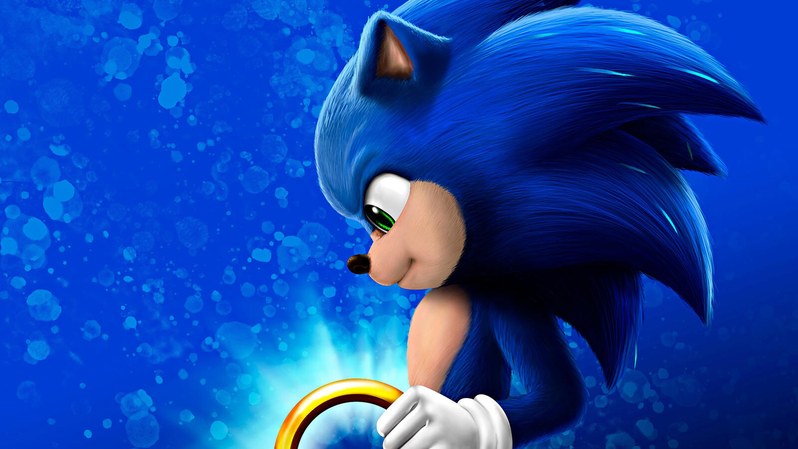 Wallpapers Sonic 2020 Movies blue on the desktop