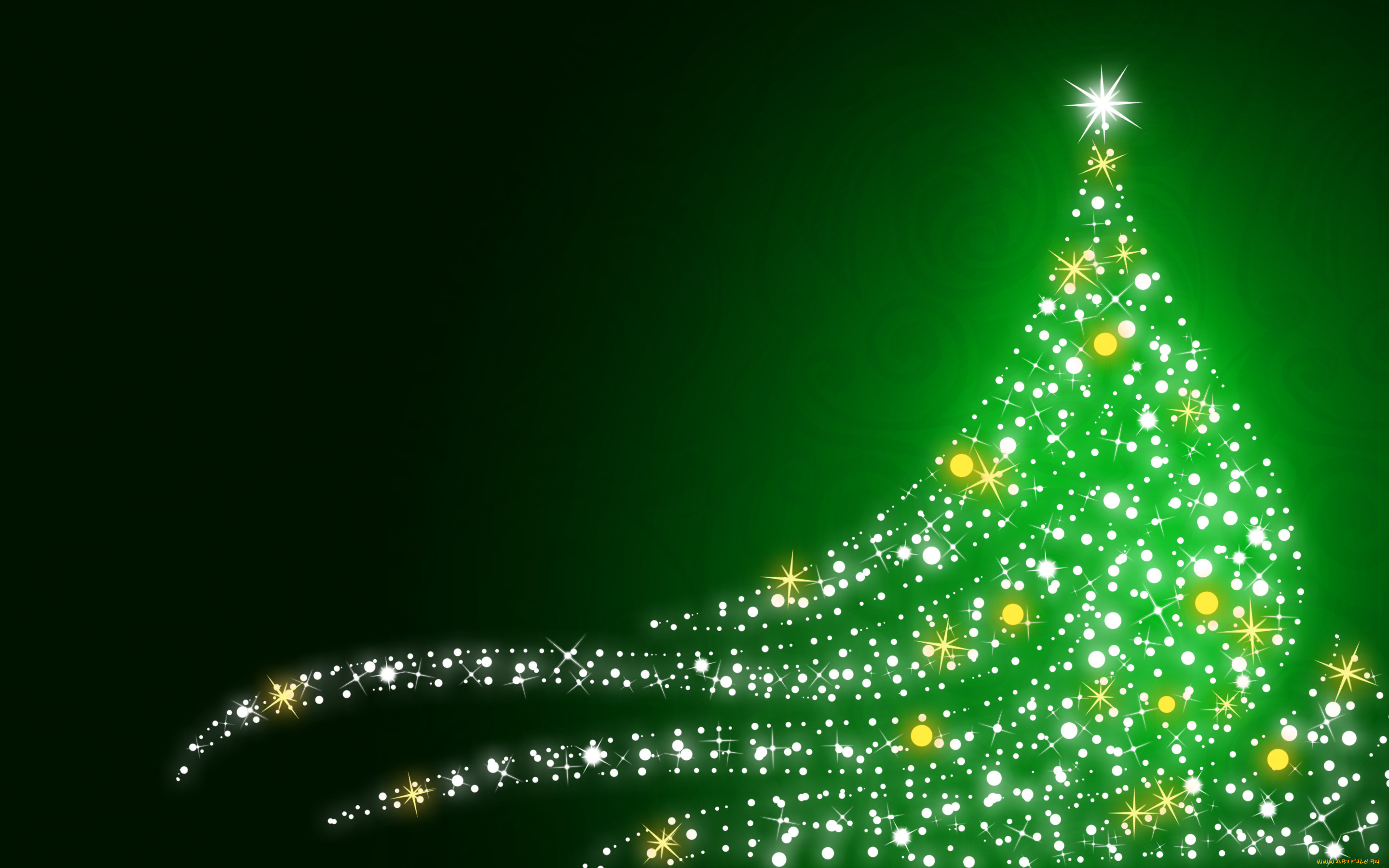 Photo free luminous bulbs, decorated christmas tree, holidays