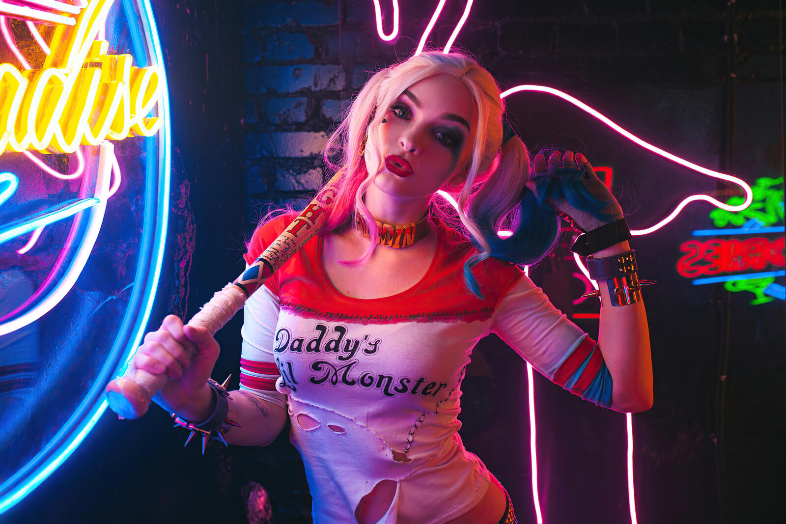 Wallpapers Harley Quinn girl suicide squad on the desktop
