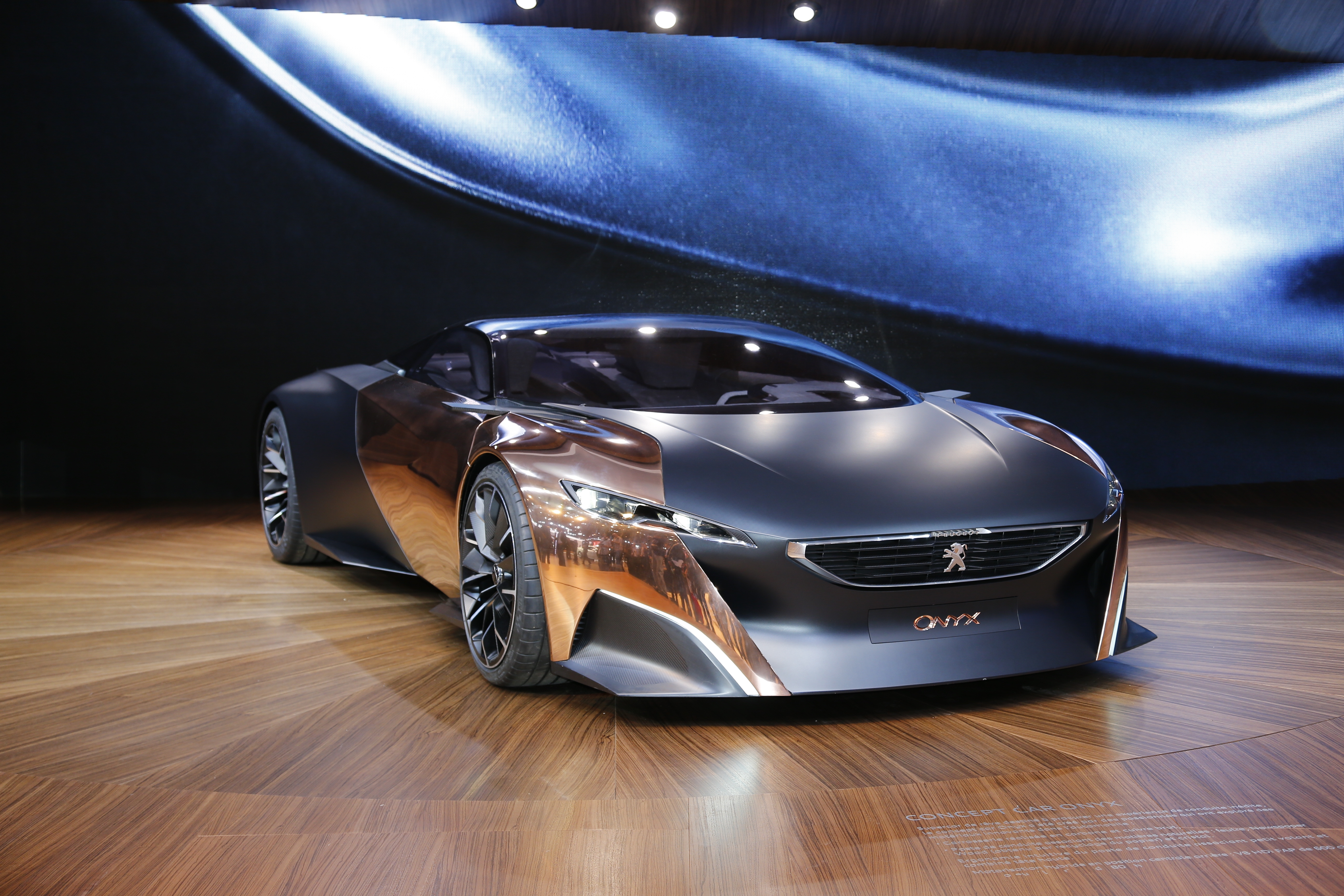 Обои Peugeot Onyx концептуальный дизайн автомобили на рабочий стол