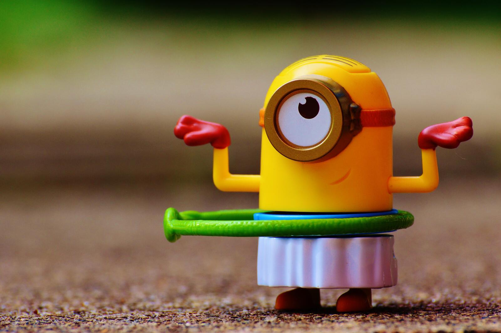 Wallpapers toy funny minion on the desktop