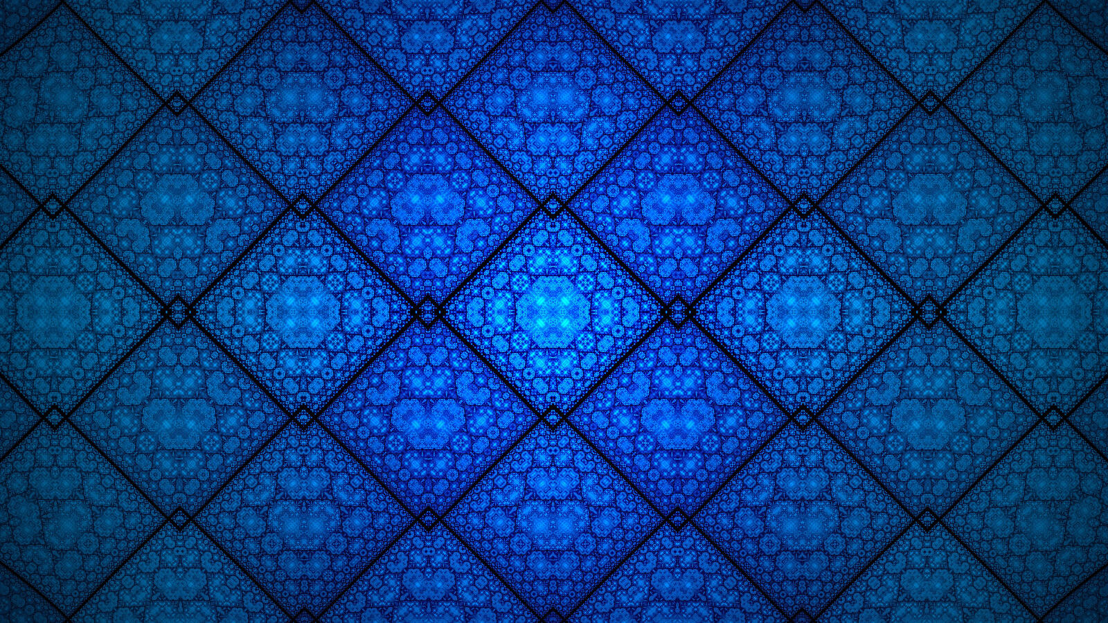 Wallpapers pattern blue wallpaper rhombuses on the desktop