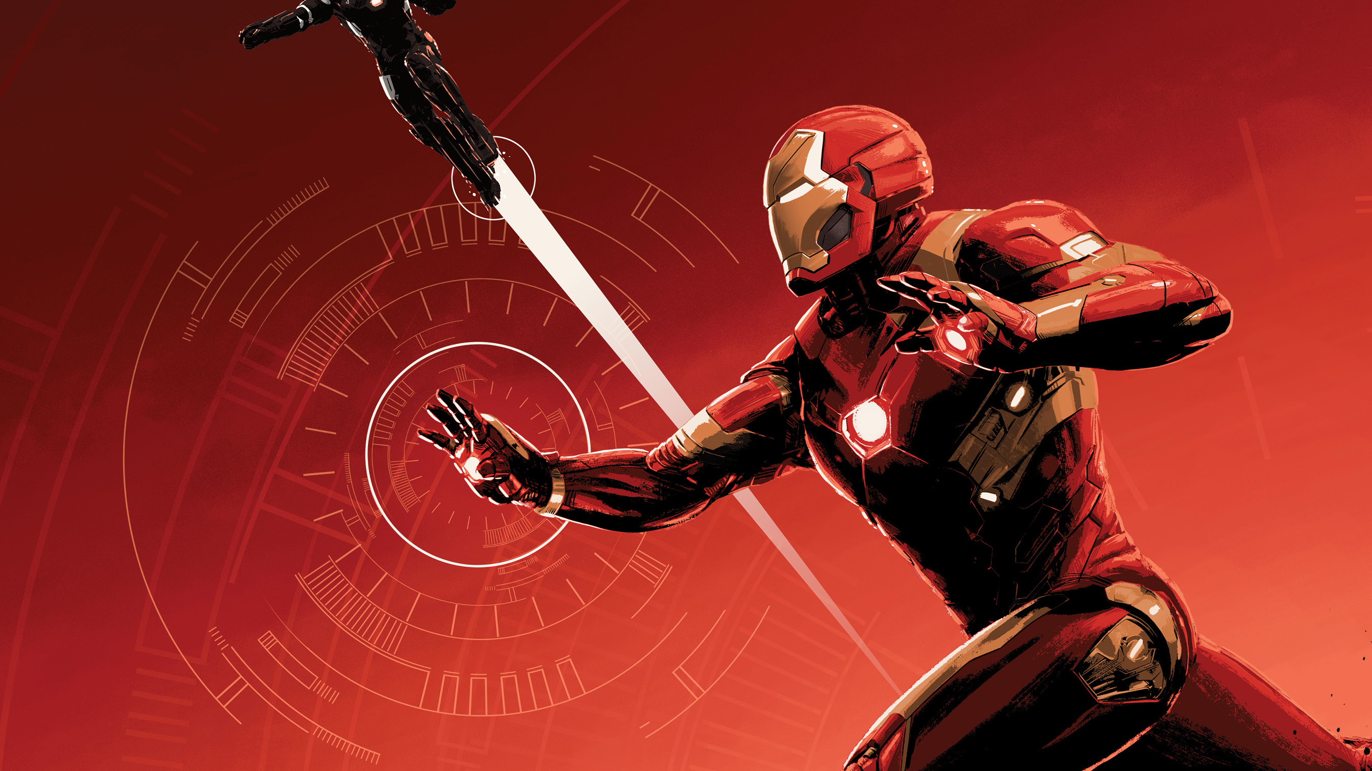 Wallpapers Iron Man captain america civil war artwork on the desktop