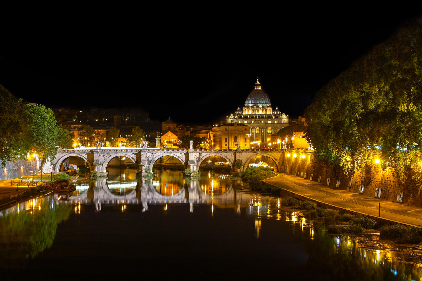 Wallpapers Ponte St Angelo Rome Italy on the desktop