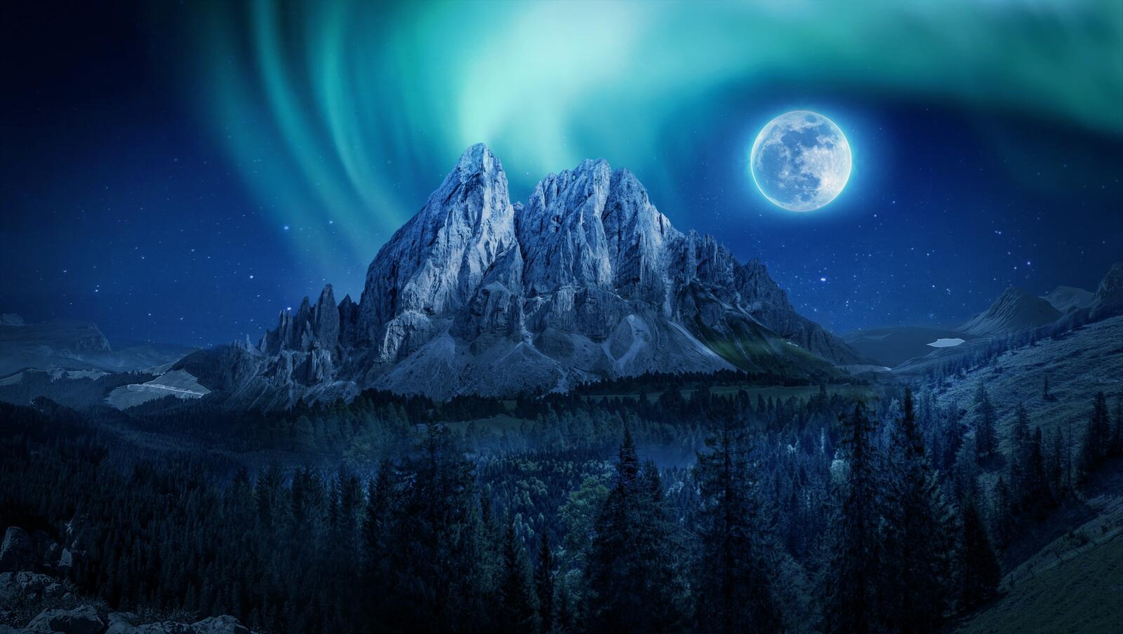 Wallpapers aurora borealis northern lights scenery on the desktop