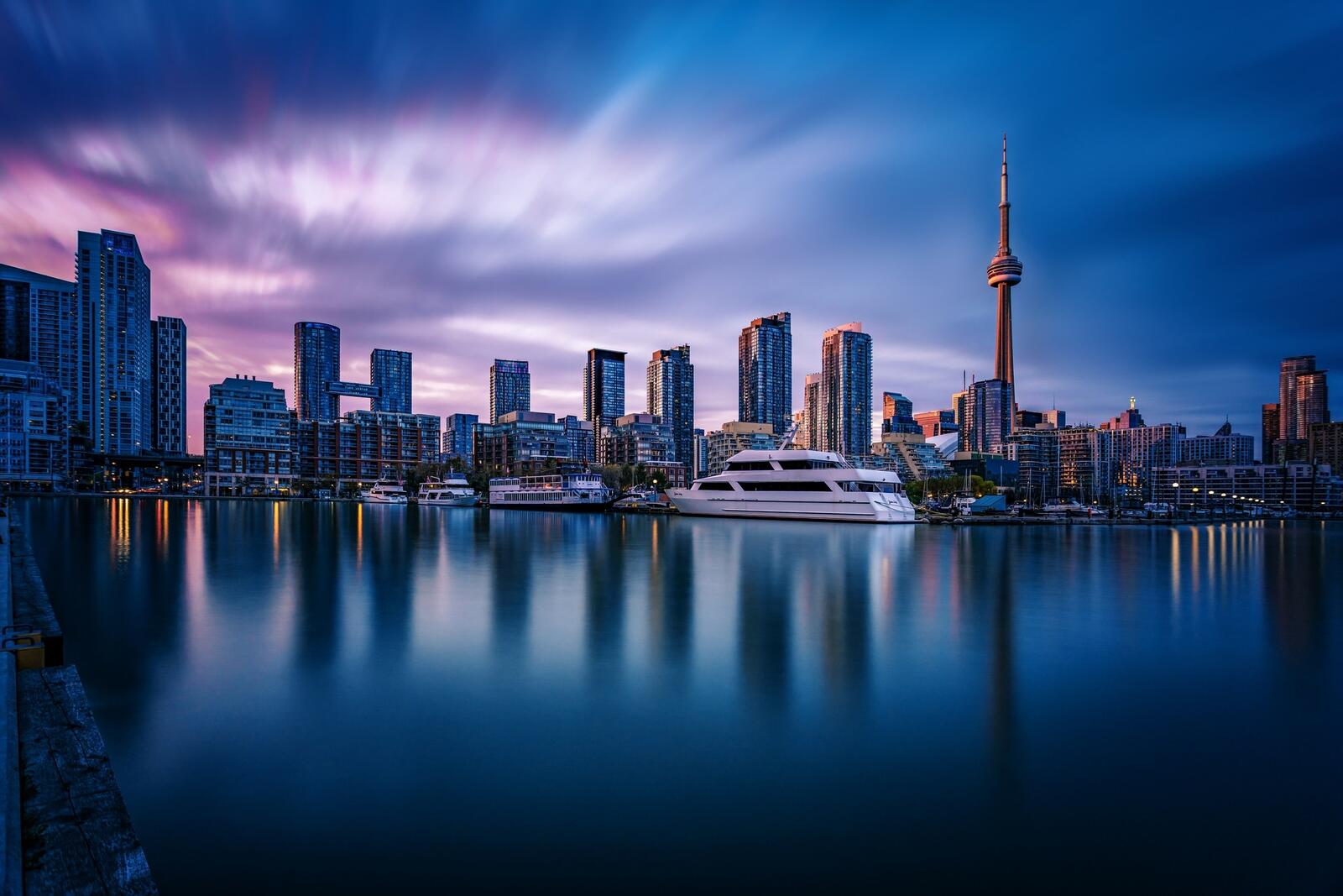 Wallpapers skyscrapers Canada Toronto cityscape on the desktop