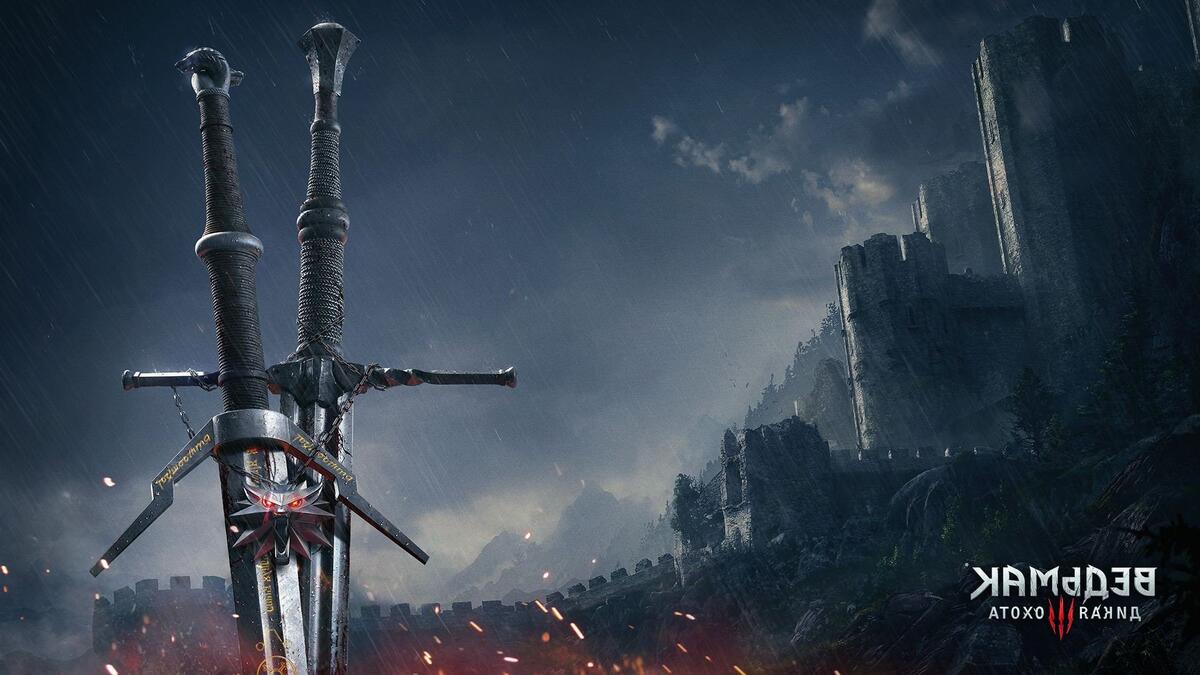 The Witcher 3 sword screensaver