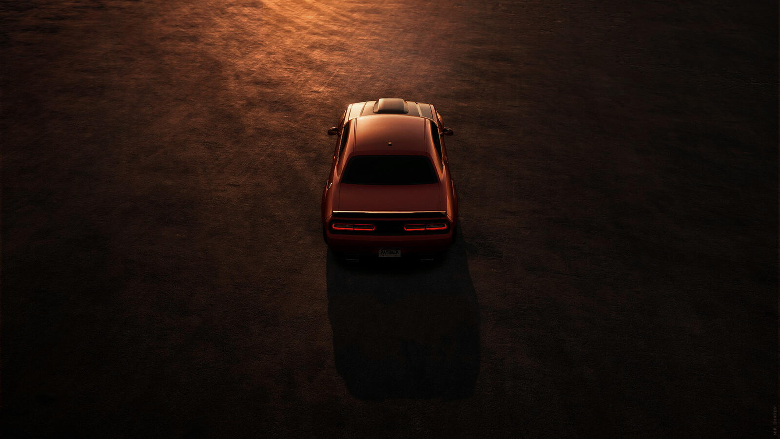Бесплатное фото Dodge Challenger в Need for Speed