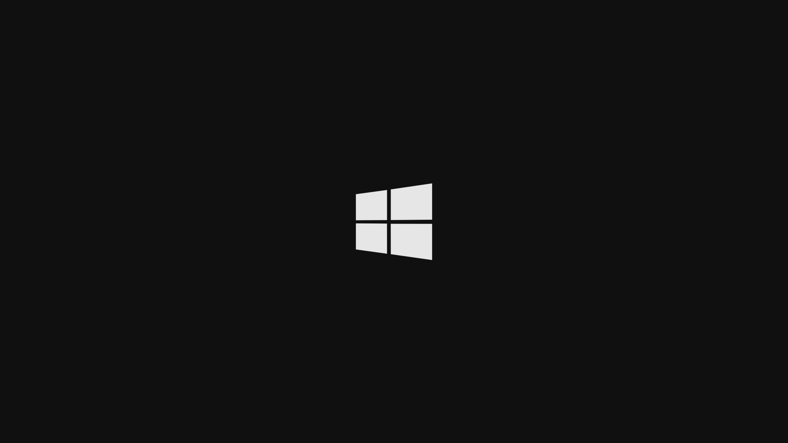 Wallpapers Windows 10 simple Microsoft Windows on the desktop