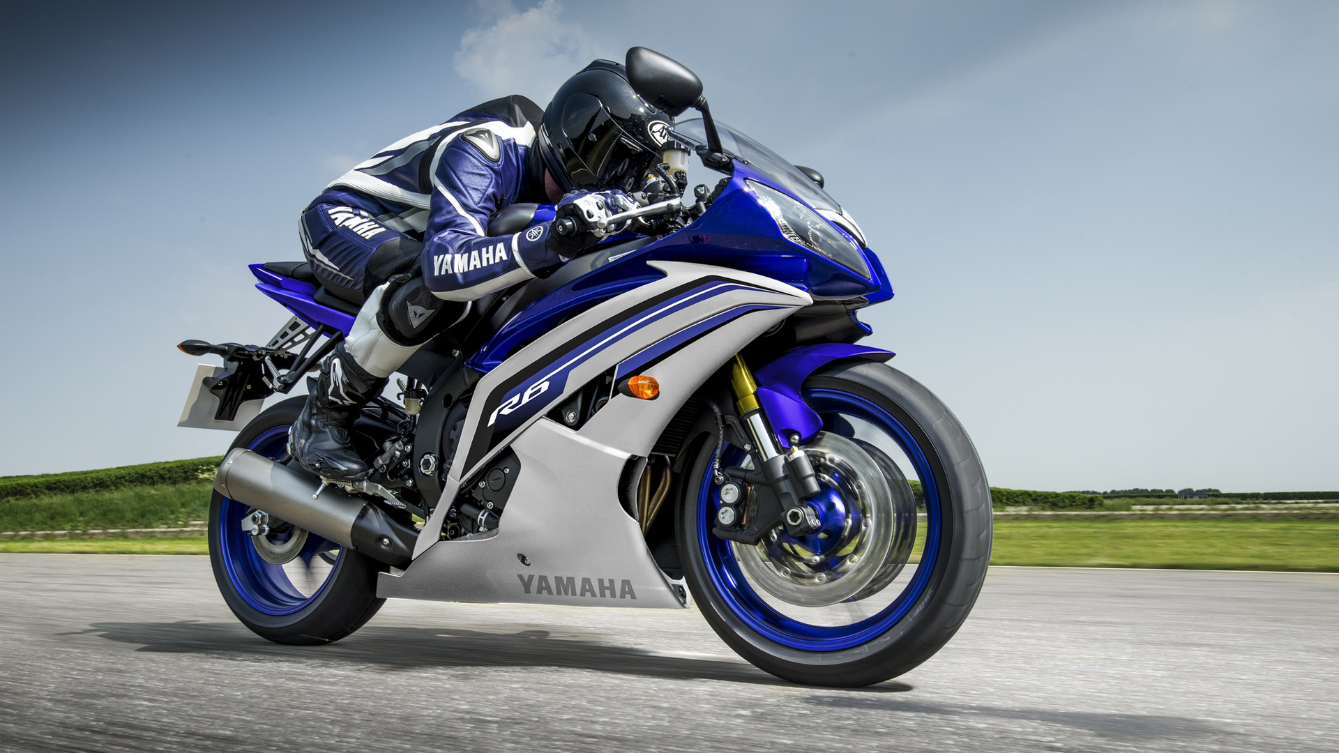 Фото бесплатно Yamaha R6, мотоциклы, в движении