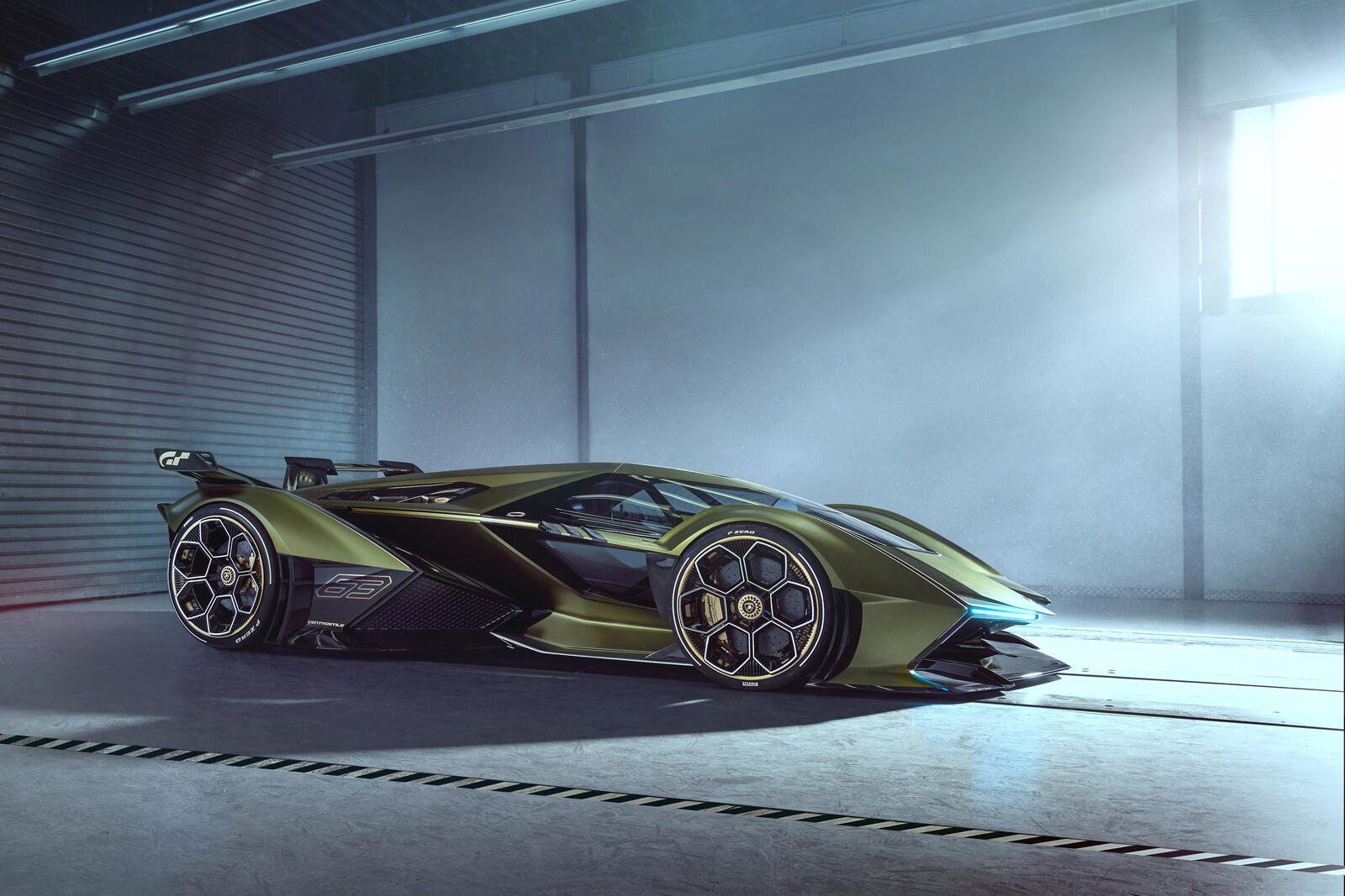Обои Lamborghini Vision Gran Turismo машины автомобили 2020 года на рабочий стол