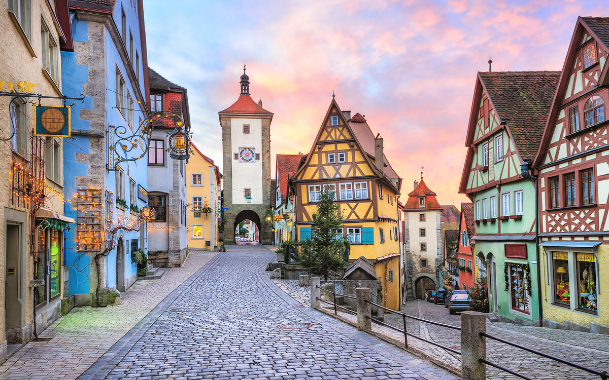 Photos of the streets of Rothenburg