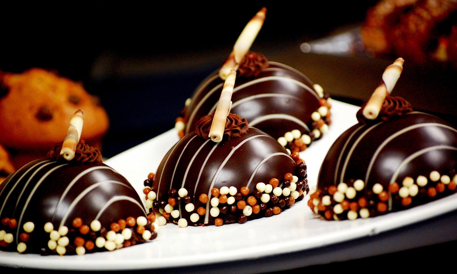 Бесплатное фото Шоколадные конфетки