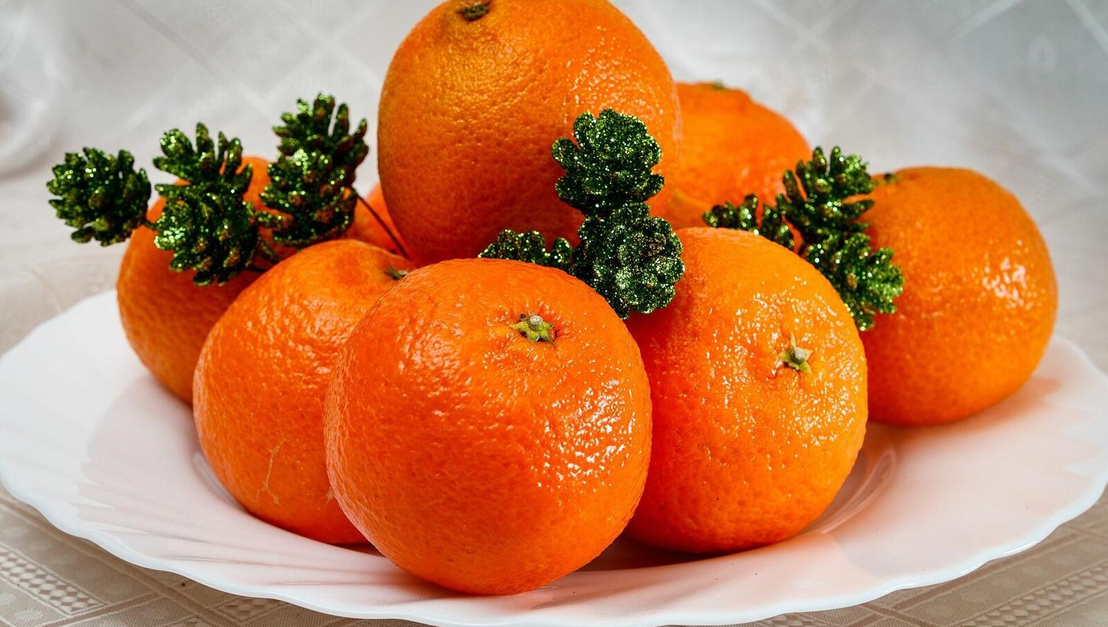 桌面上的壁纸柑橘类水果 水果 锥形筒