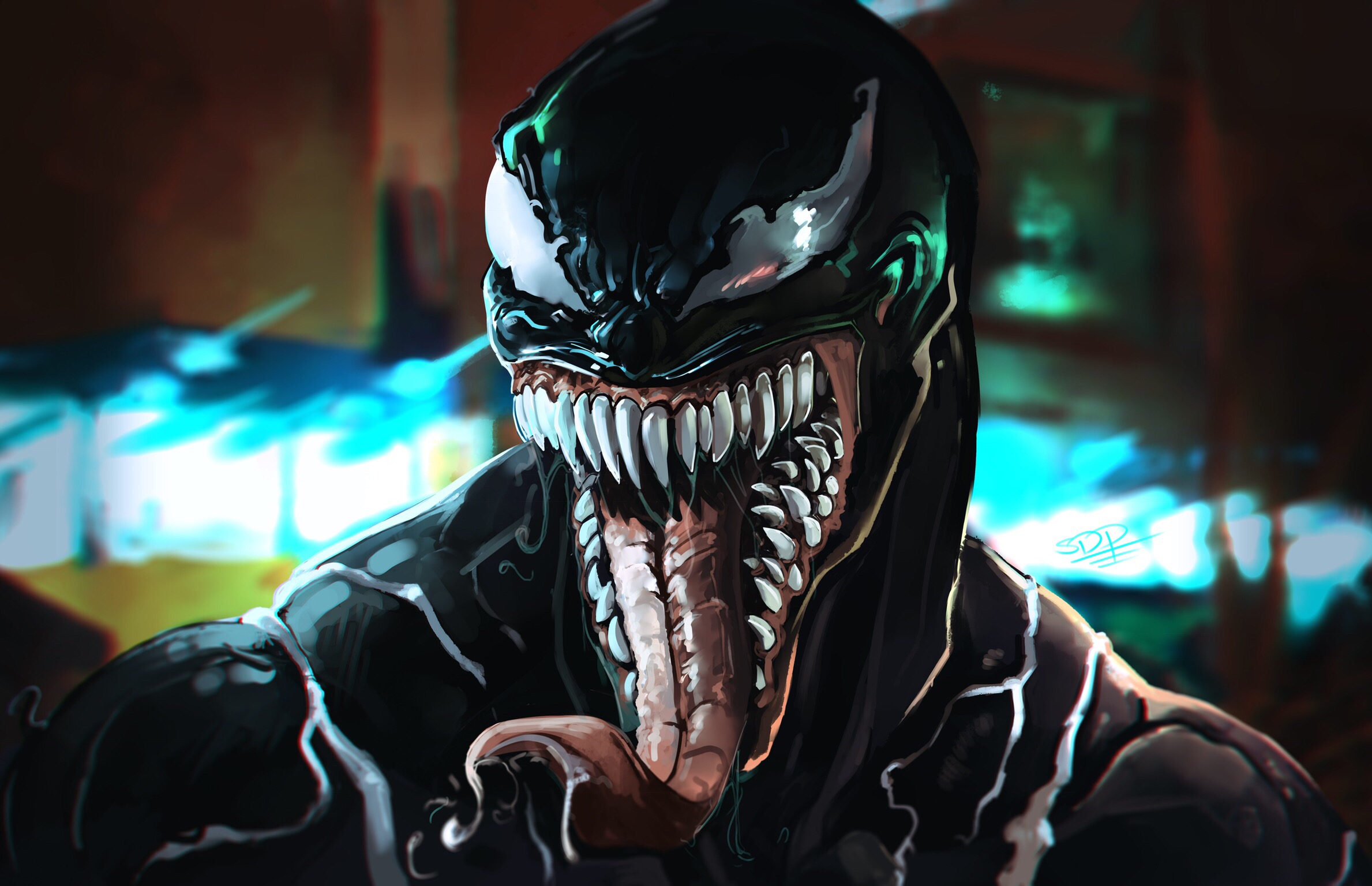 Photo free movie Venom, artist, mouth