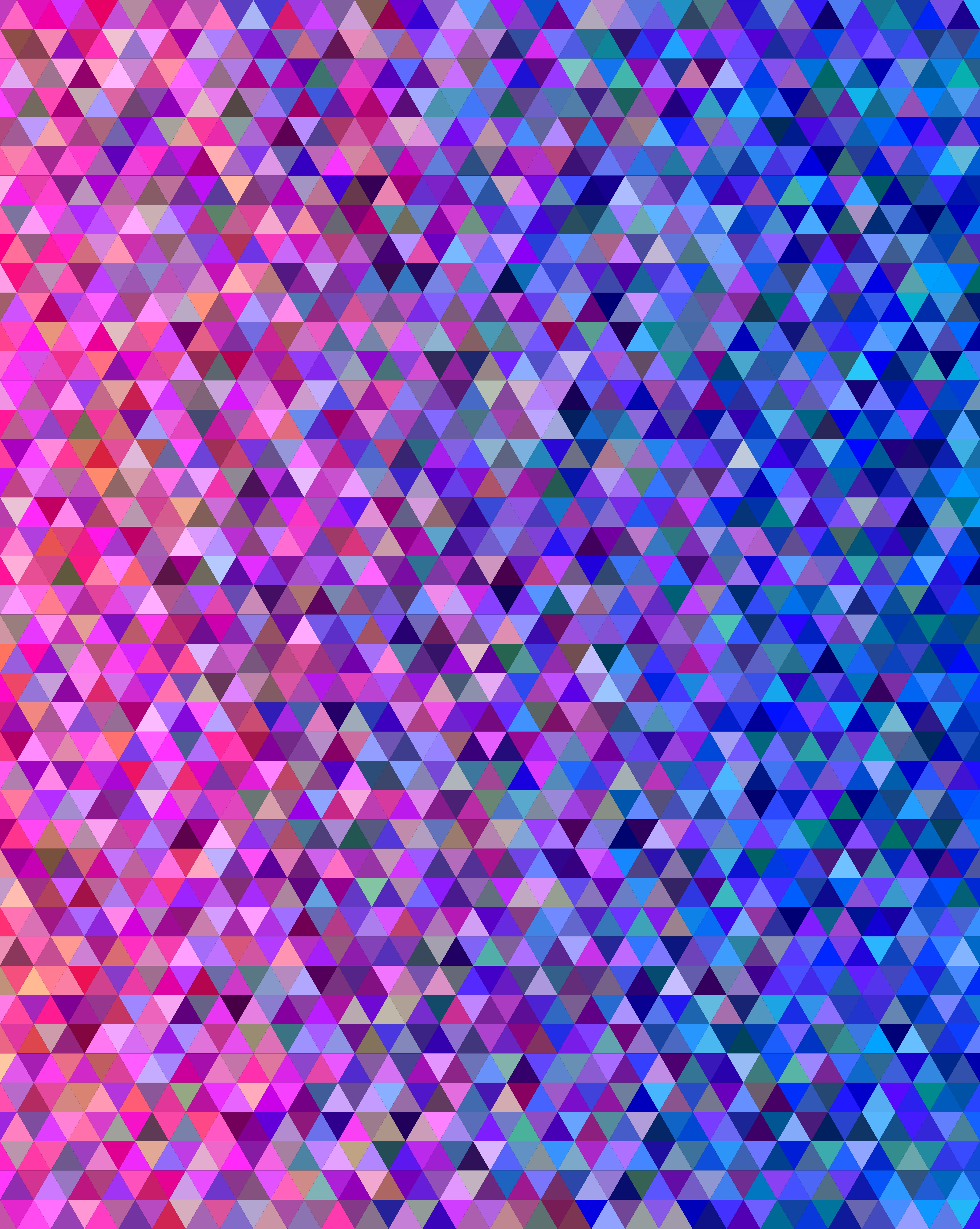 Обои красочные треугольники градиент мозаика на рабочий стол