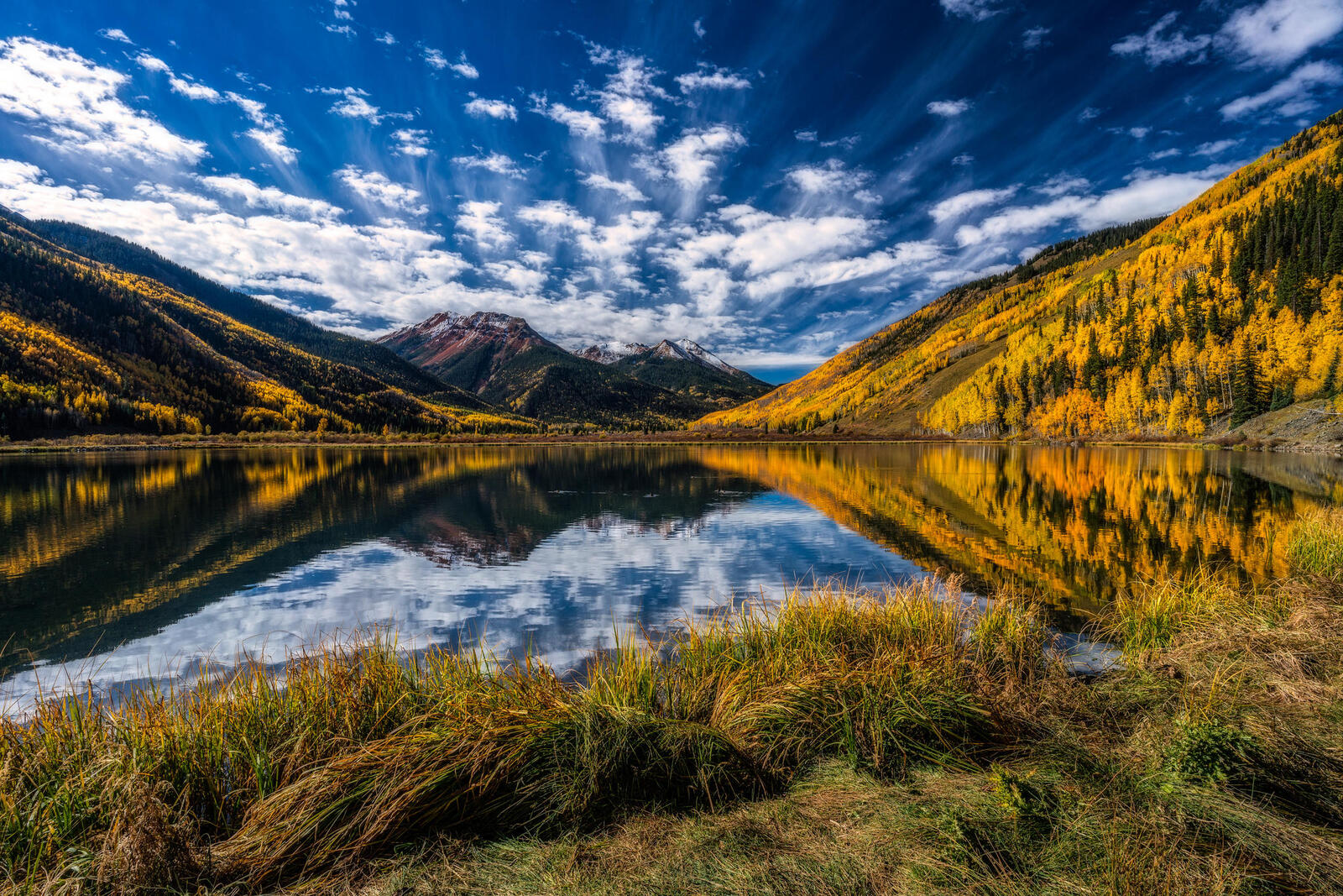 Обои Colorado озеро осень на рабочий стол