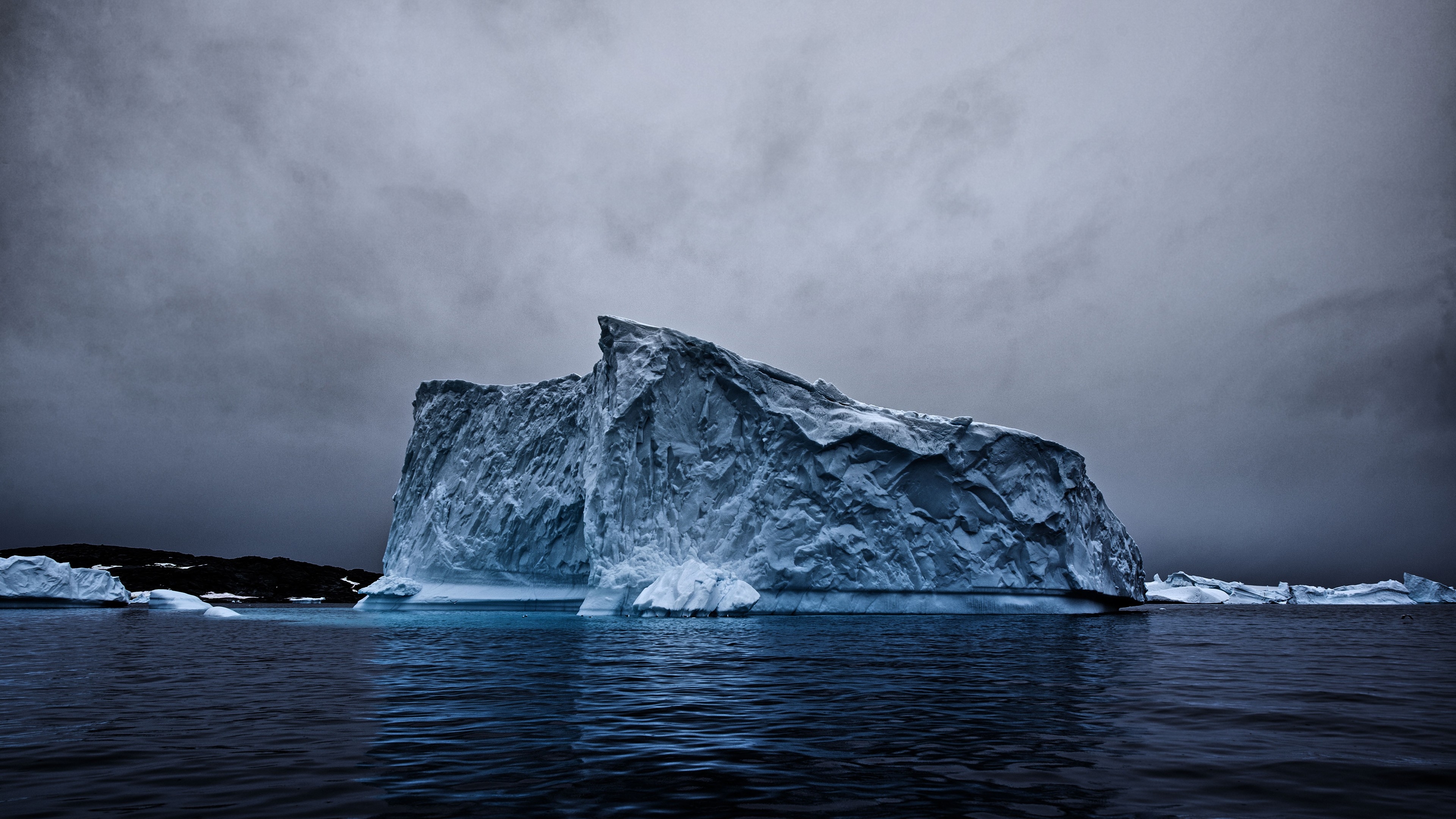 Wallpapers iceberg ocean snow on the desktop