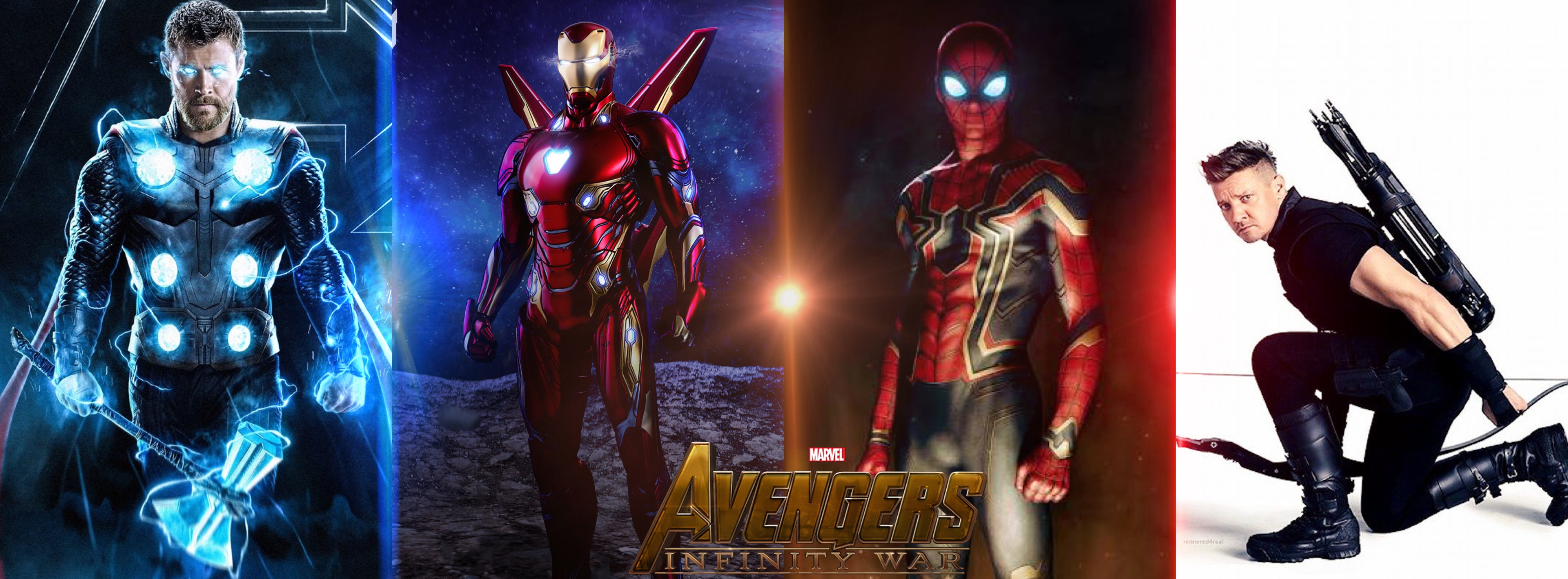 Wallpapers Avengers Infinity War Iron Man Thor on the desktop