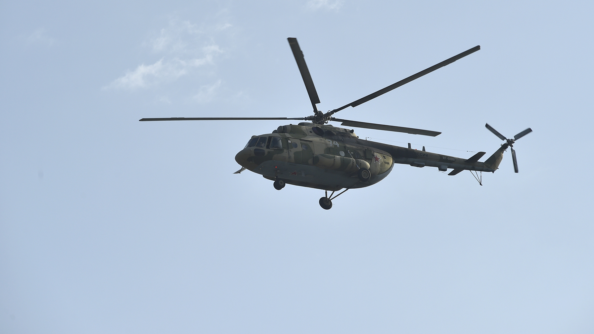 Фото бесплатно военный, вертолет, небо
