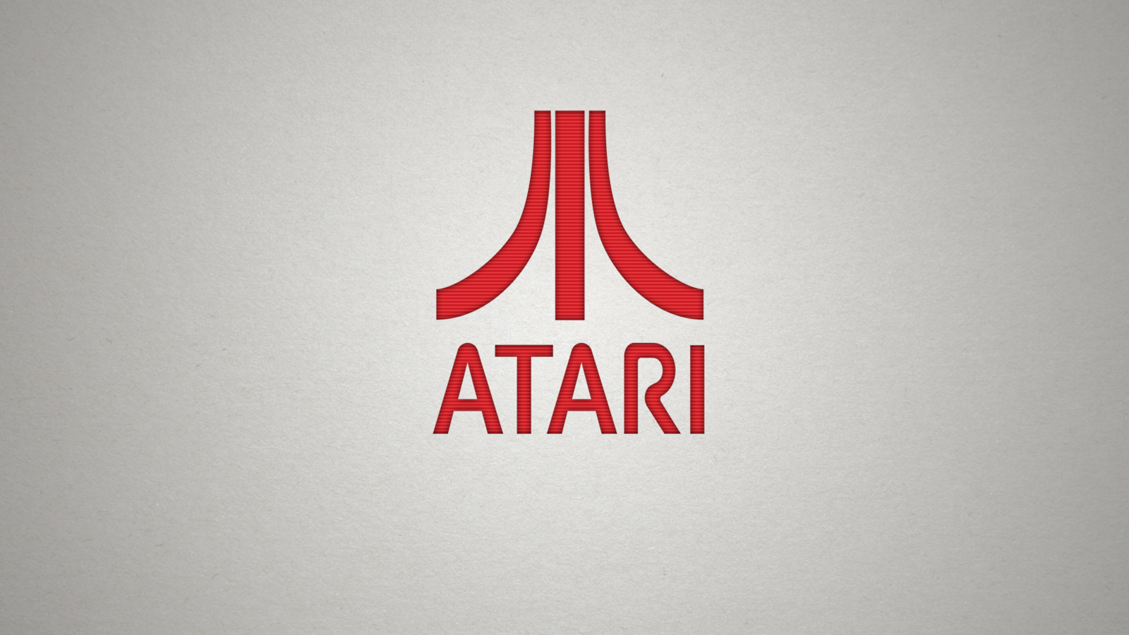 Обои минимализм логотип atari на рабочий стол