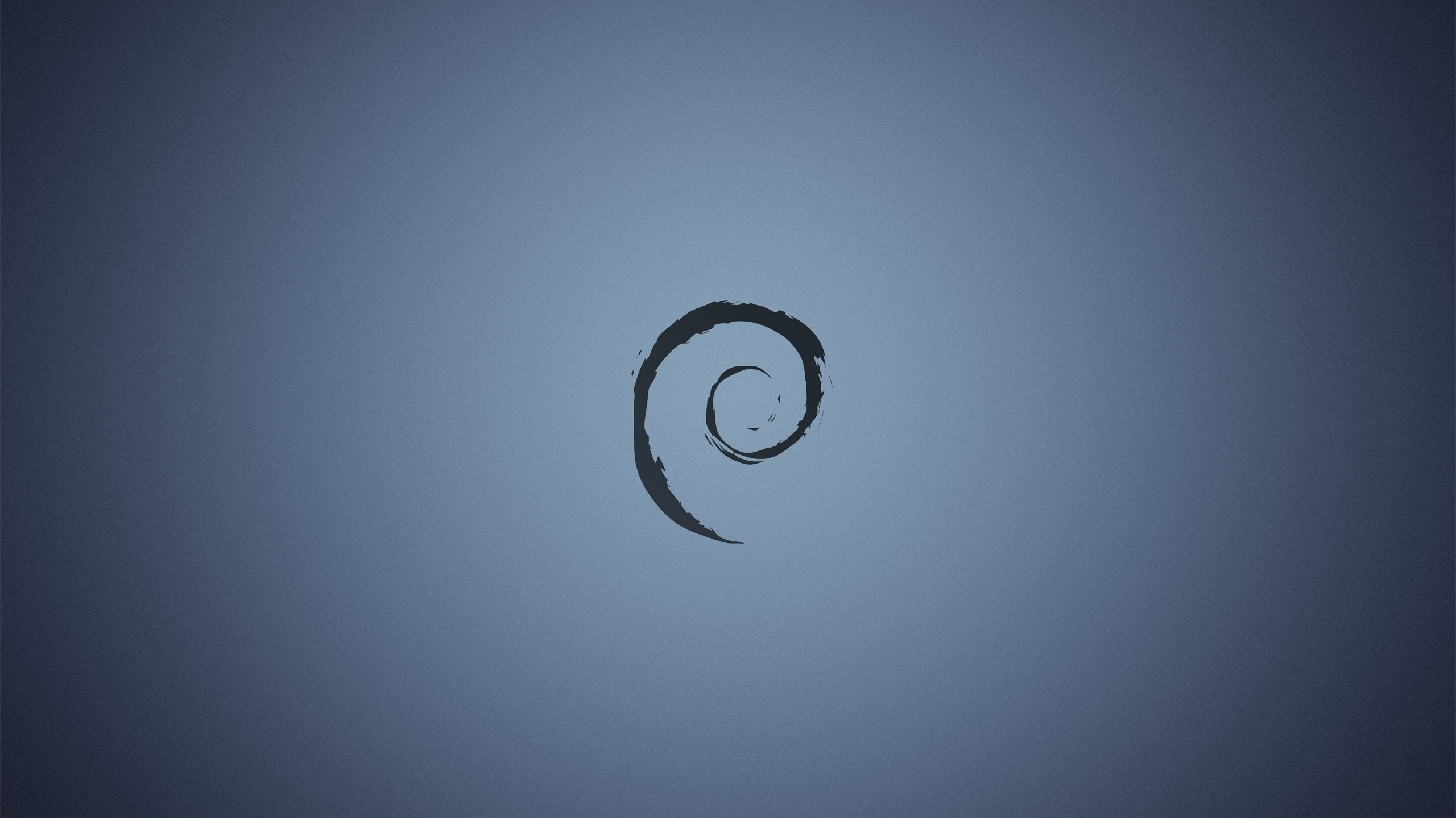 Photo free Debian, logo, gray background