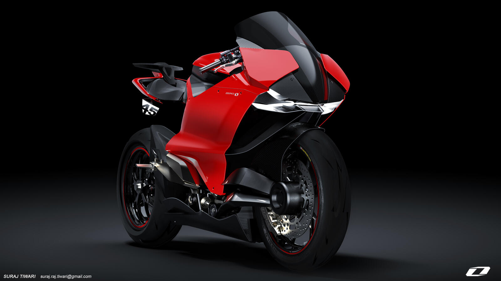 Обои Ducati красный мотоцикл новый на рабочий стол