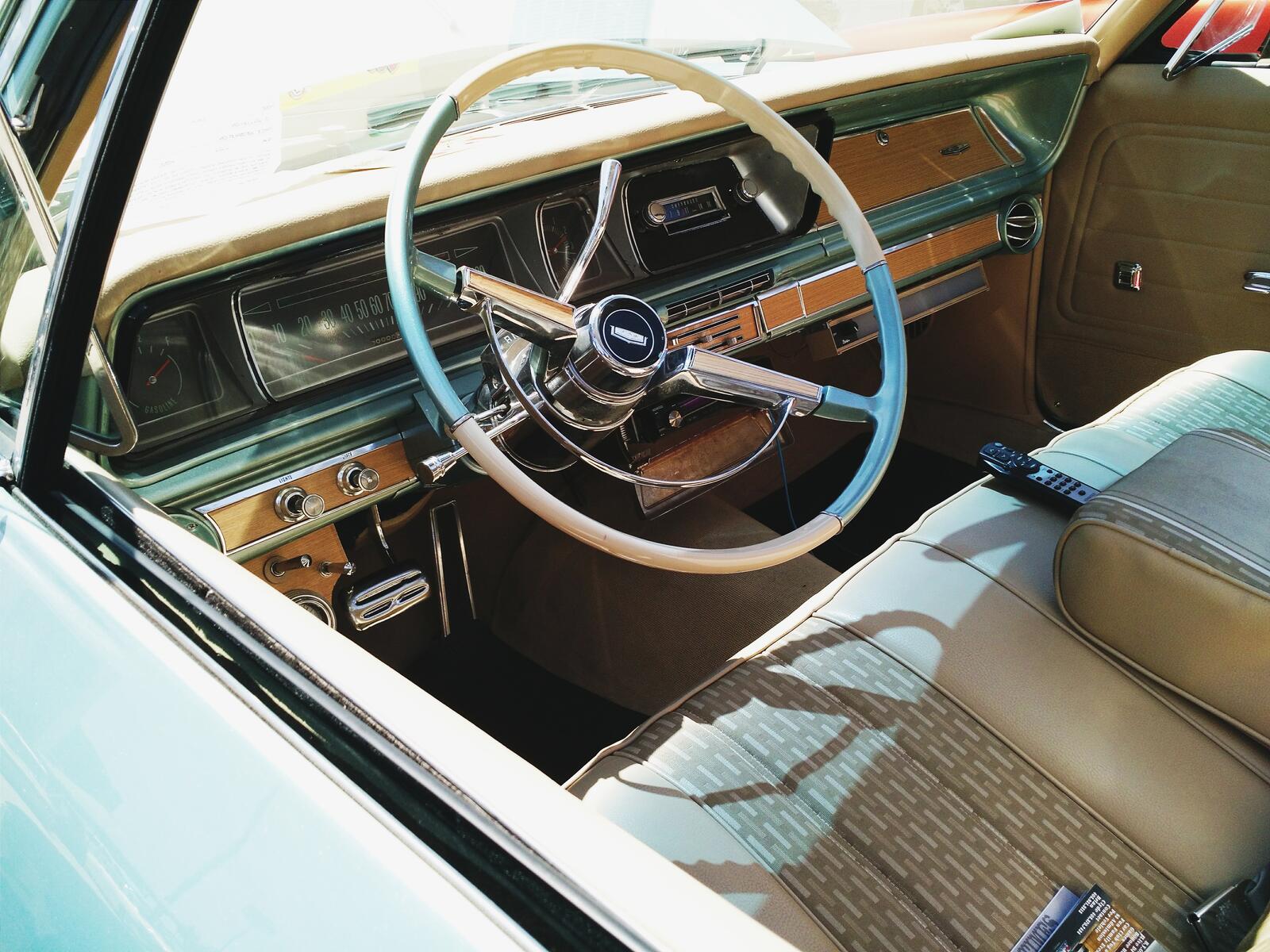 Wallpapers car vintage steering wheel on the desktop