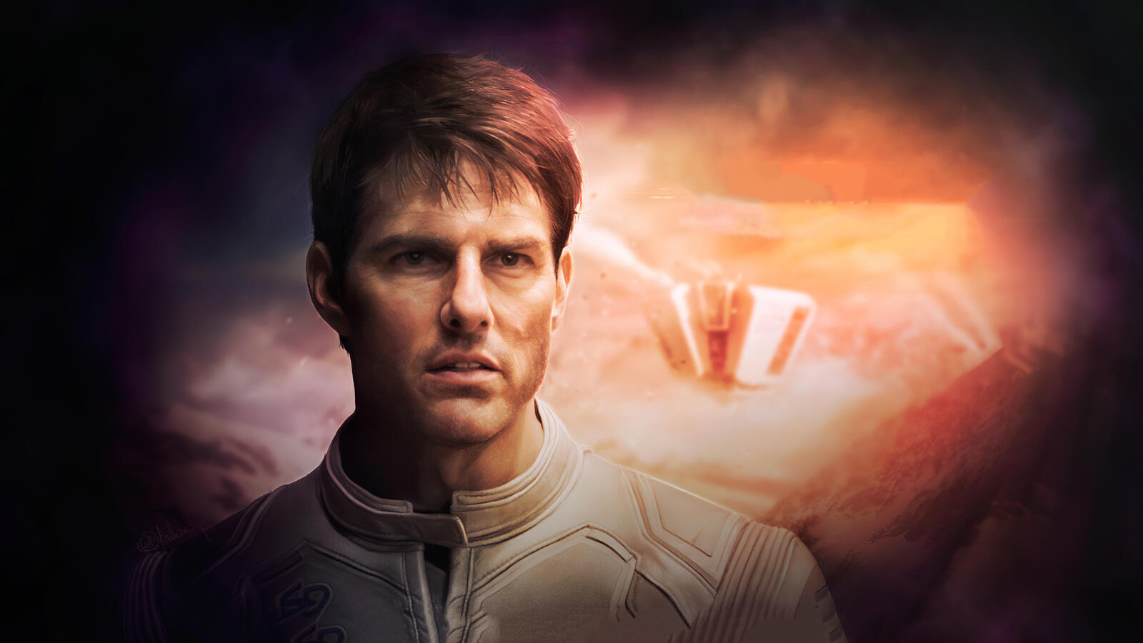Wallpapers oblivion movies Tom Cruise on the desktop