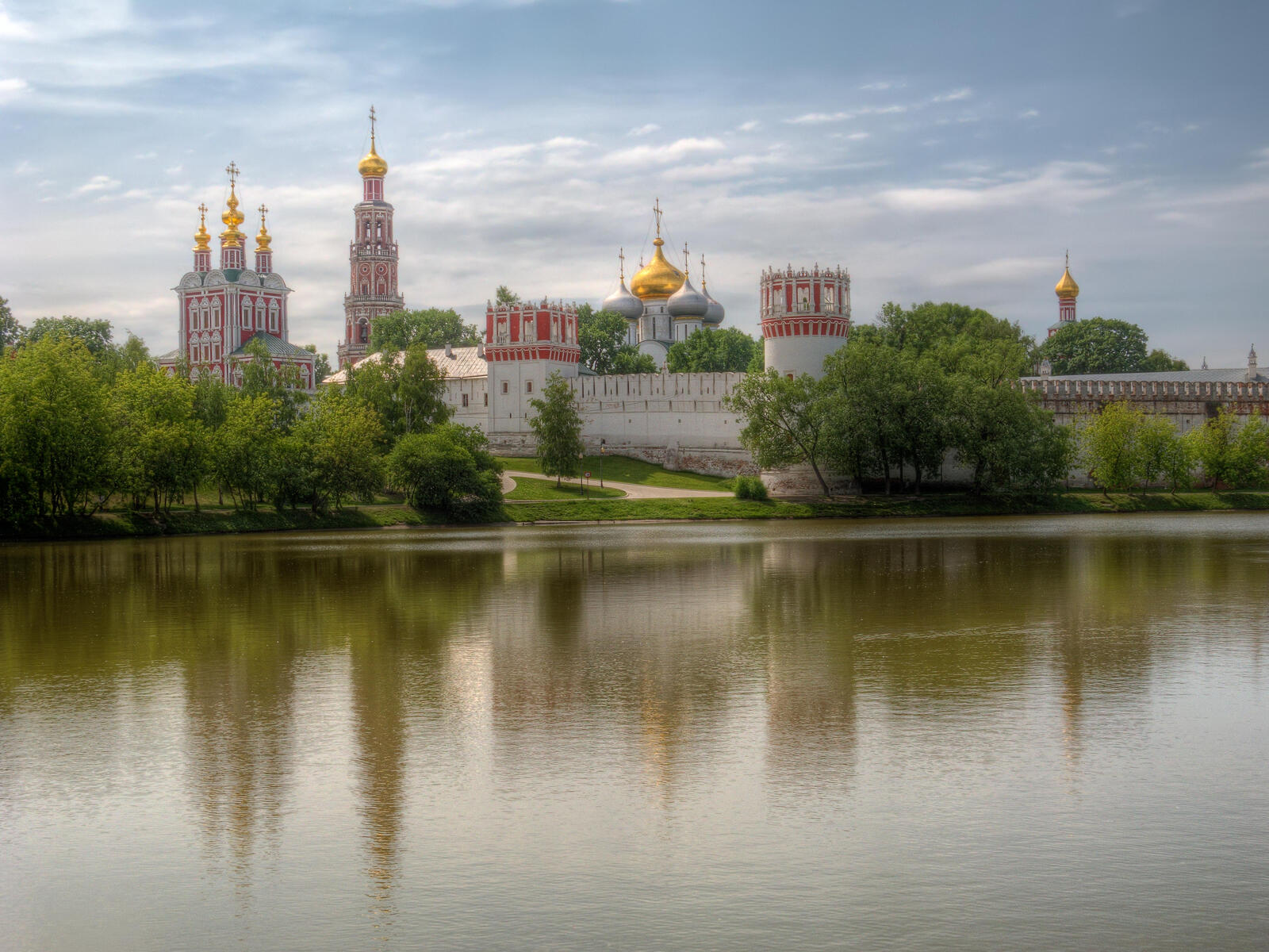 Обои Новодевичий монастырь Богородице-Смоленский монастырь Москва на рабочий стол