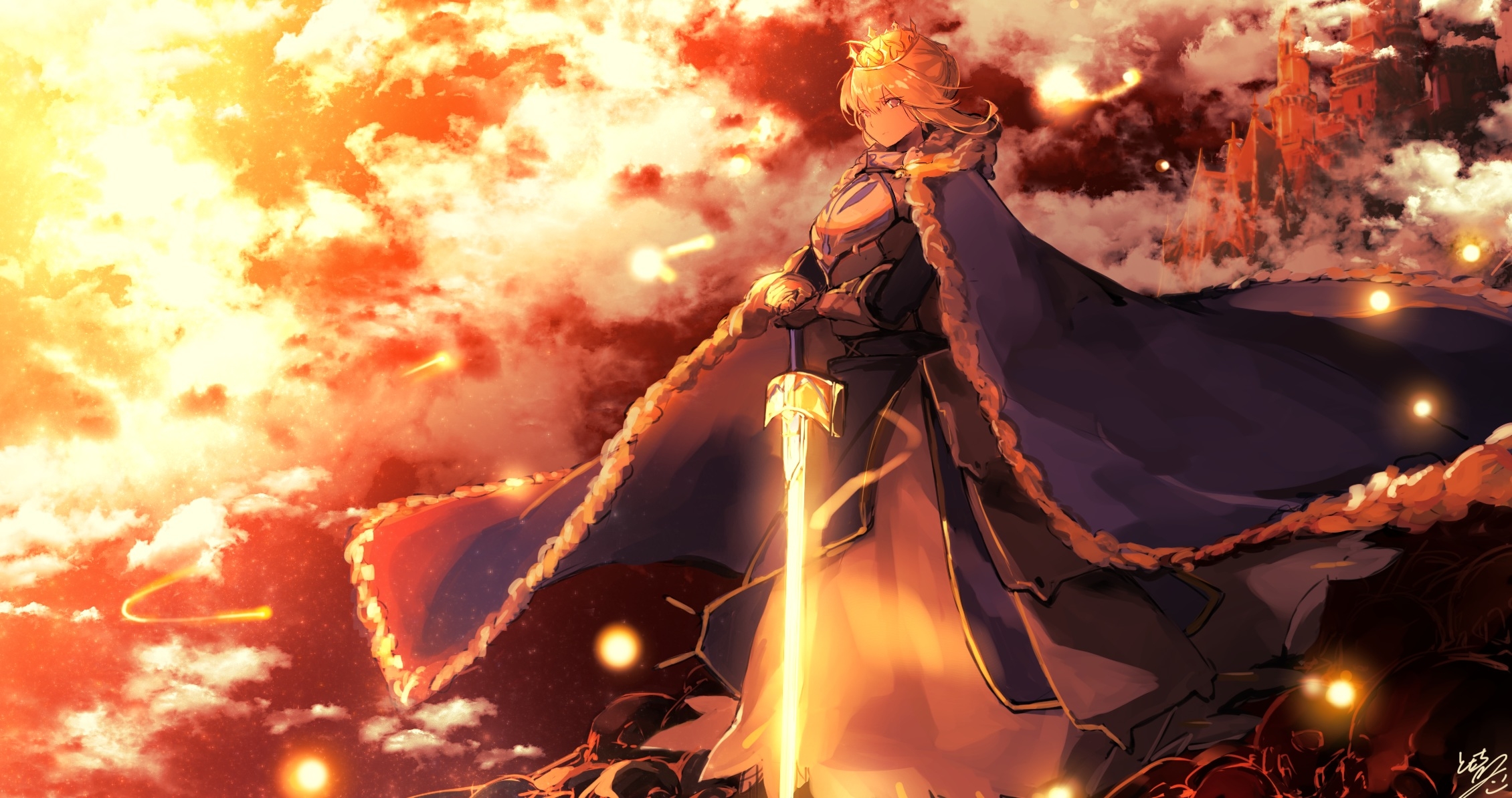 Photo wallpaper saber alter artoria pendragon fate stay night - free  pictures on Fonwall