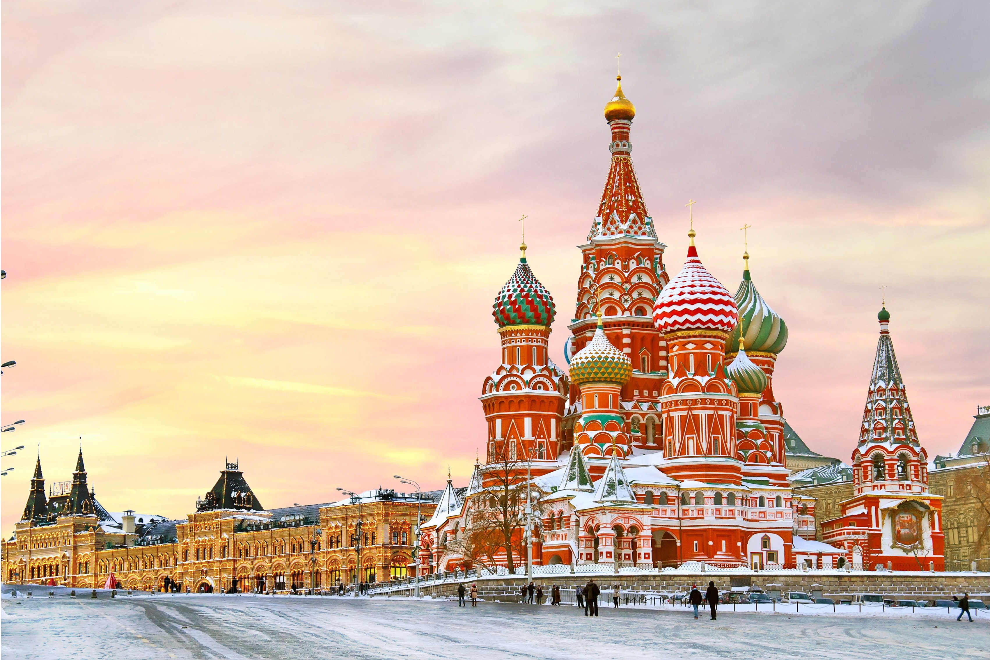 Wallpapers St Basils Cathedral Moscow russia on the desktop