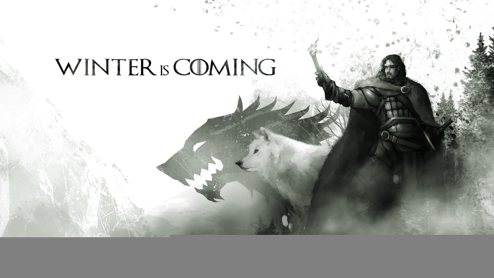 Wallpapers monochrome Game Of Thrones image on the desktop
