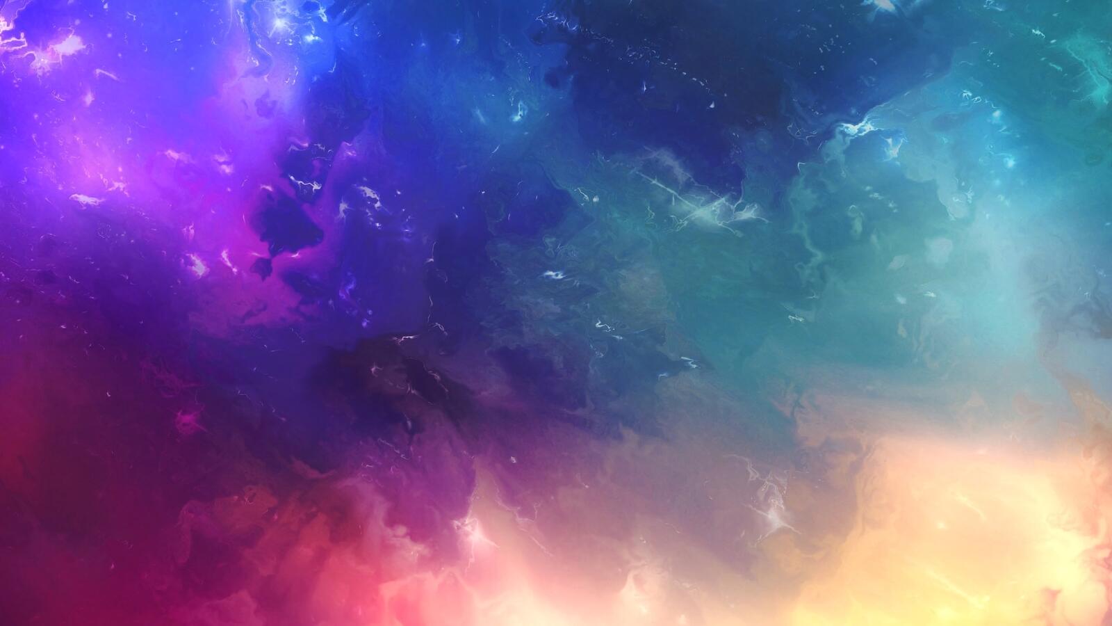 Wallpapers space artstation colorful on the desktop