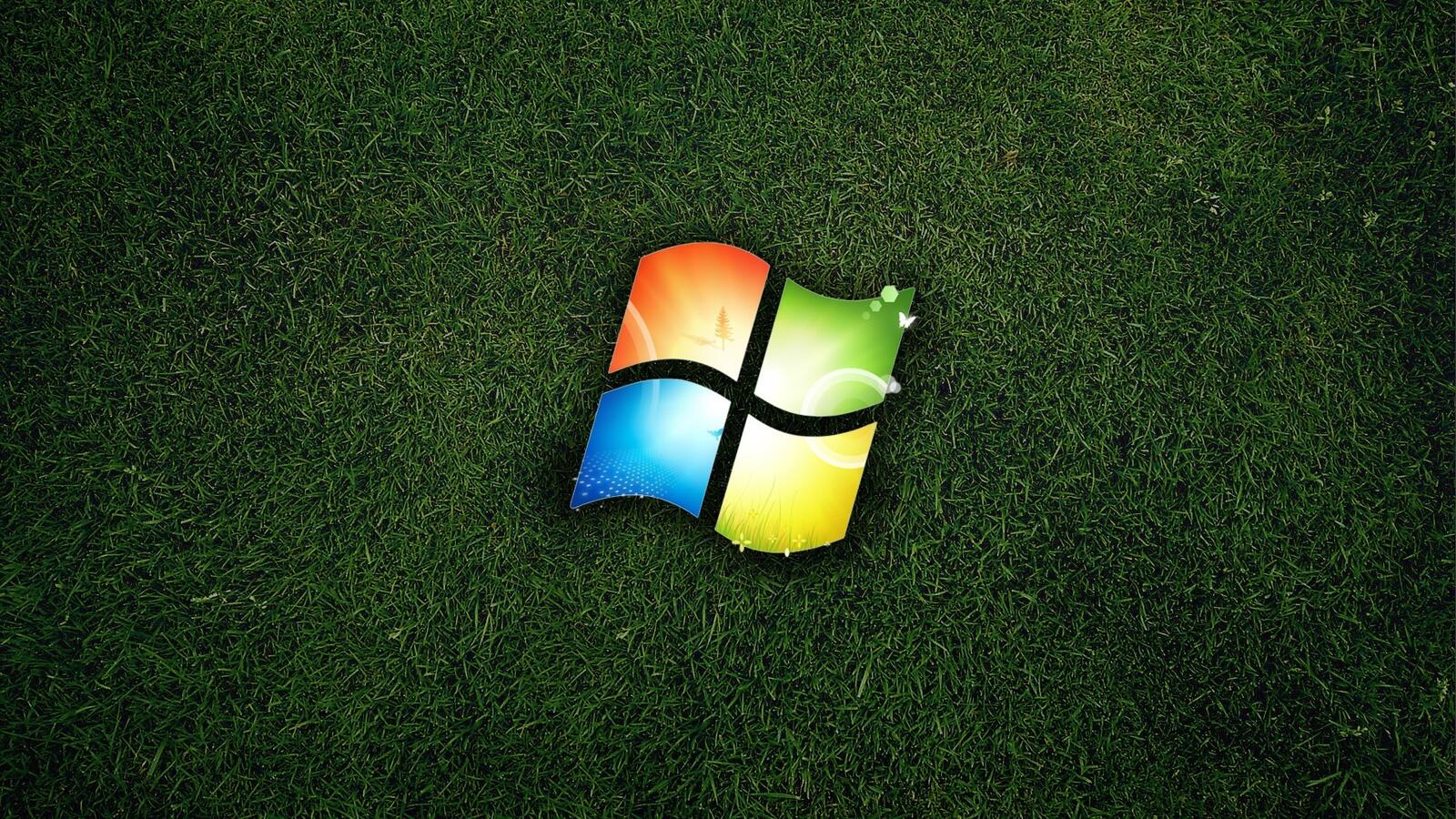 Wallpapers Microsoft Windows light computer on the desktop