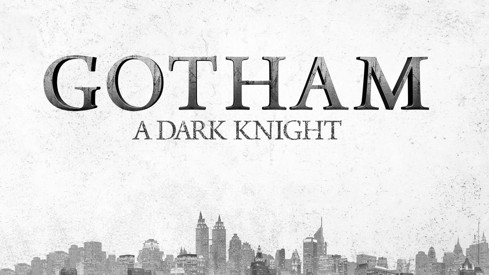 Wallpapers TV show gotham text on the desktop
