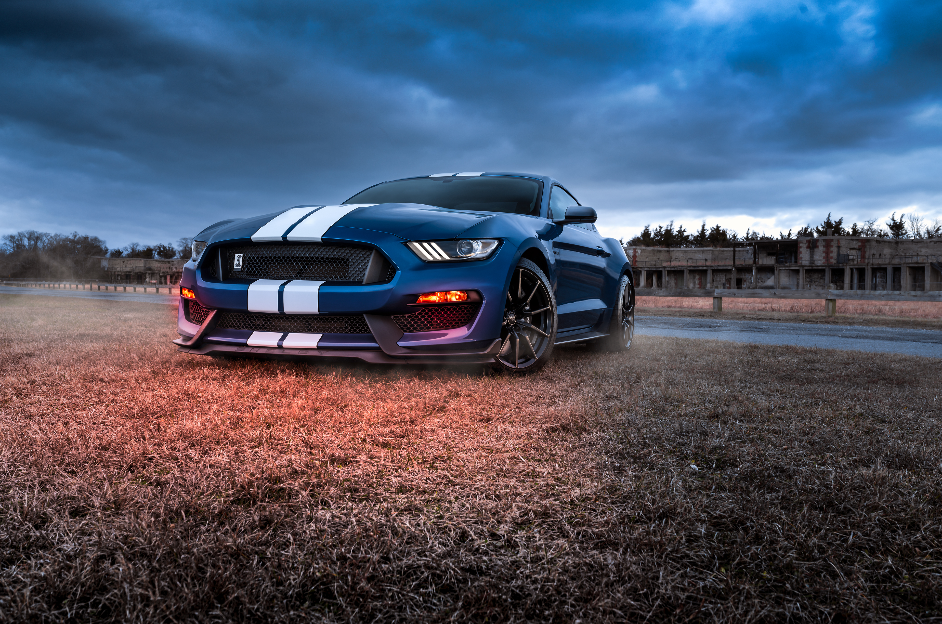 Wallpapers Ford Mustang cars blue car on the desktop