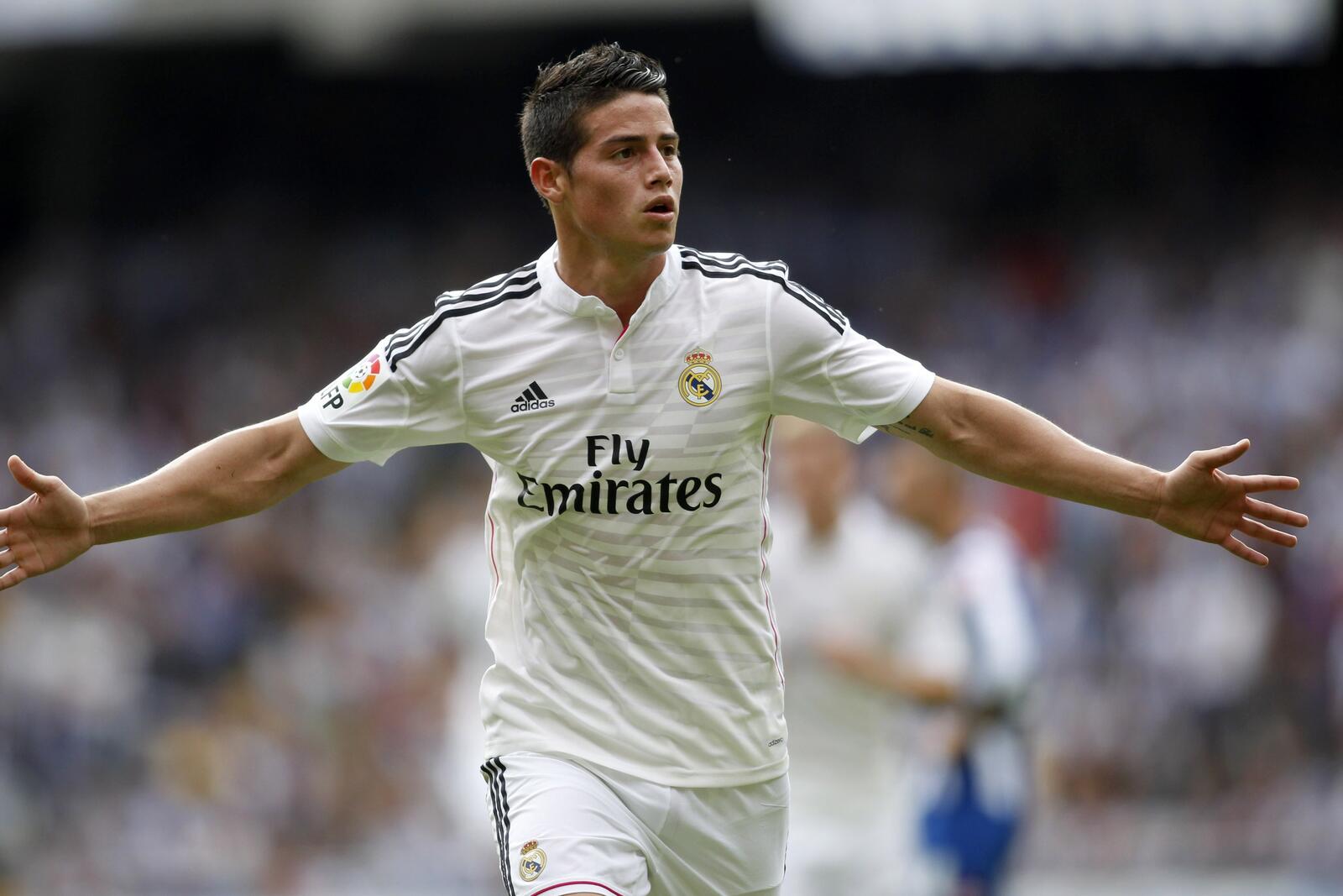 Wallpapers Real Madrid James Rodriguez football player on the desktop
