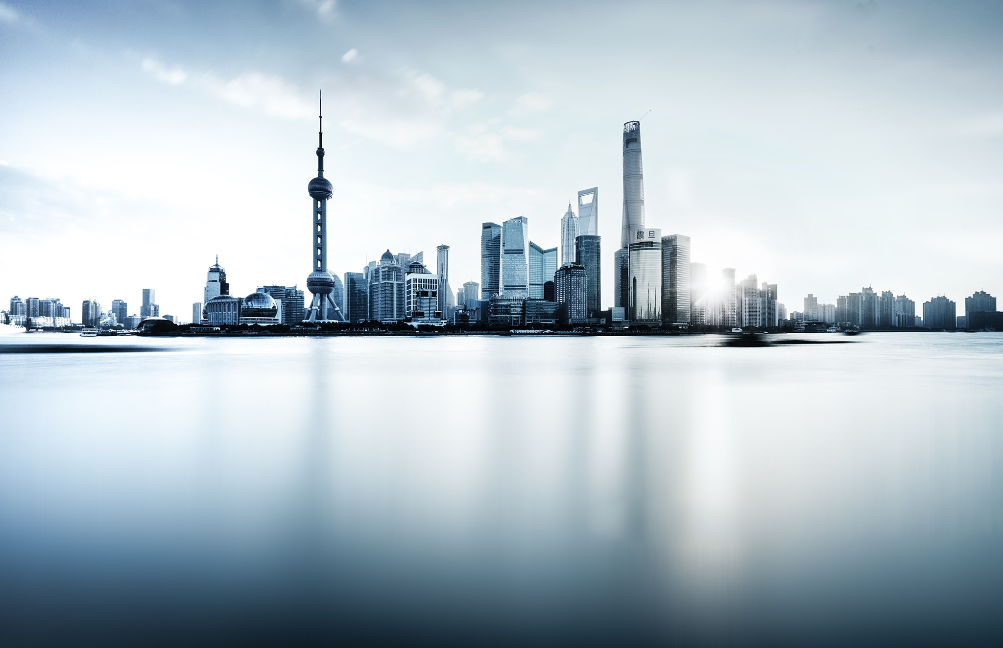 Обои Китай Шанхай небоскребы на рабочий стол