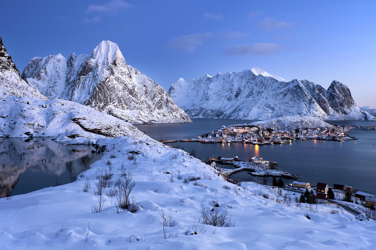 Бесплатное фото Бесплатно норвегия, лофотенские острова фото телефон на